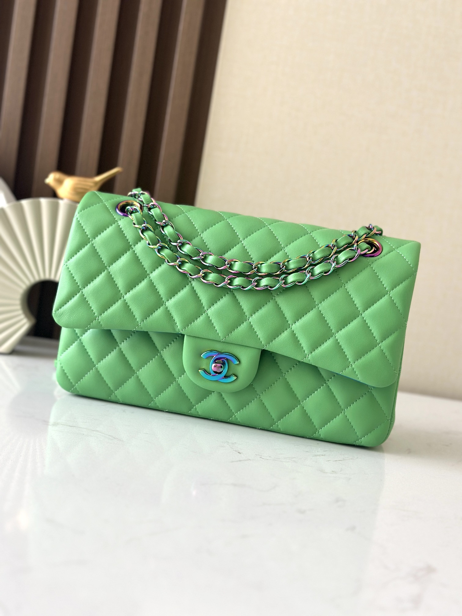 Ch**el flap bag 25.5x15x6cm