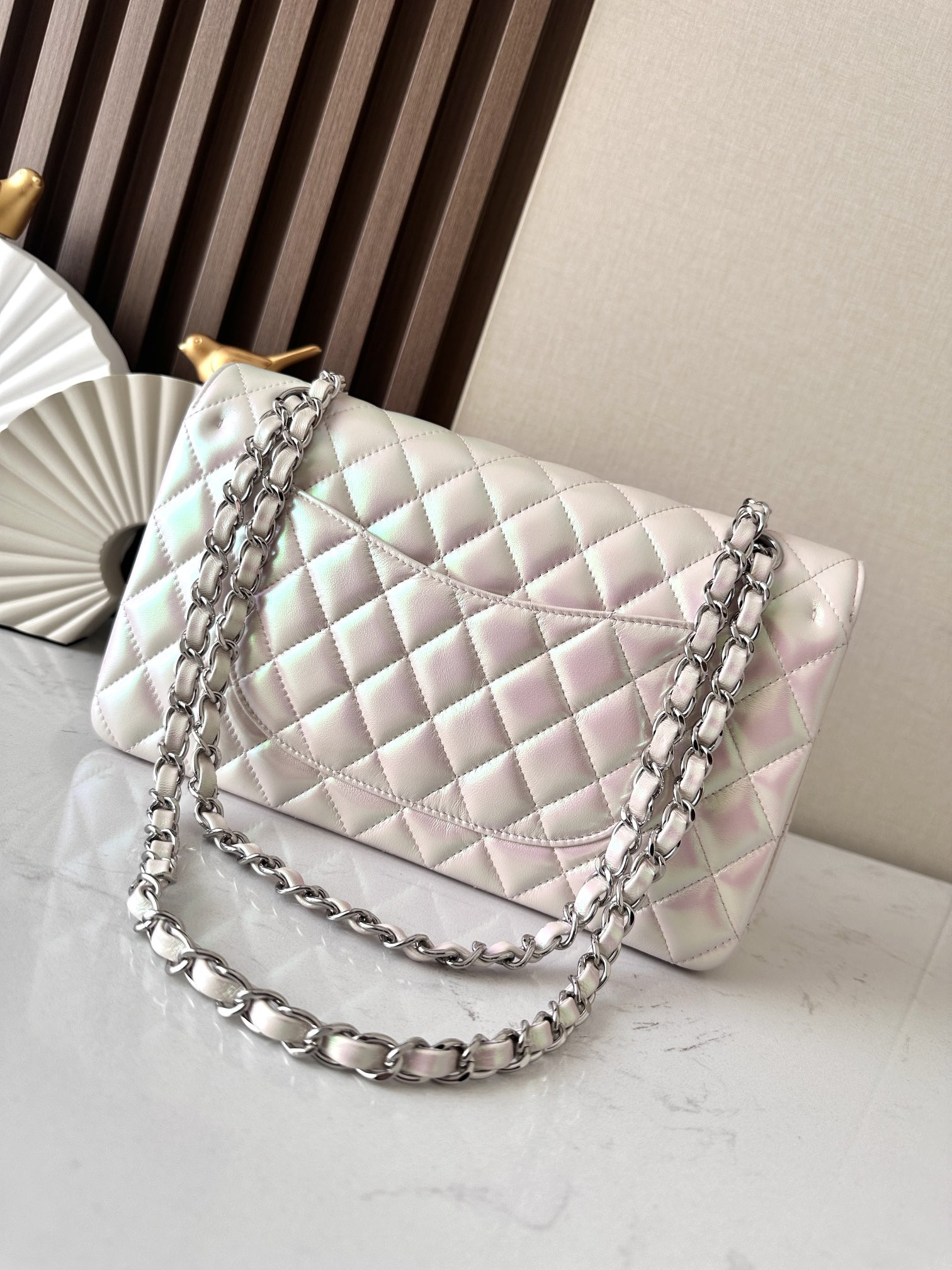Ch**el classic flap a01112 15.5×25.5×6.5cm
