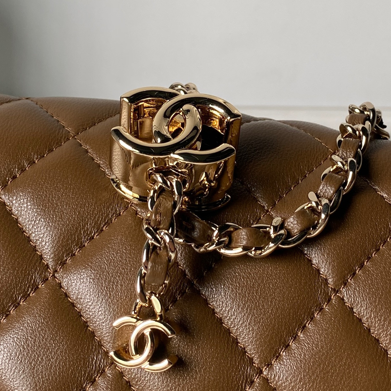 Ch**el classic flap handbag cf as5756 14.5x23.5x7cm