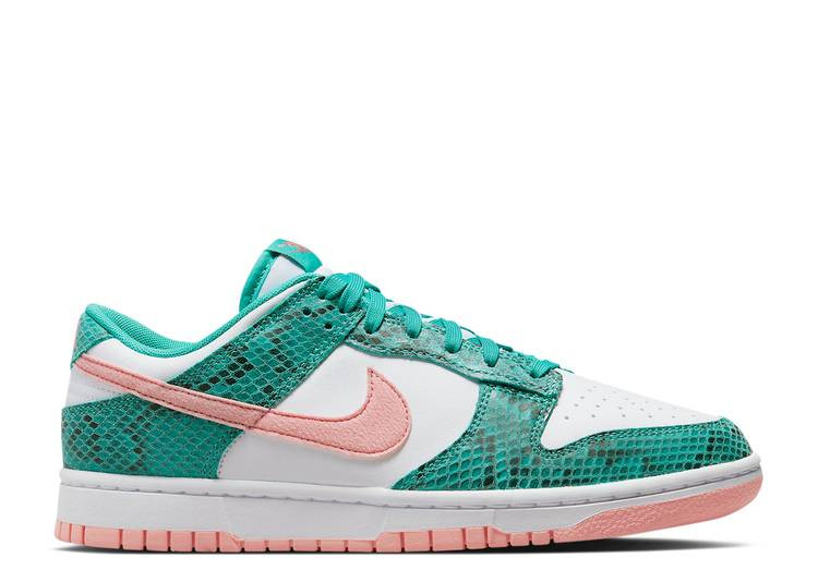 UA NIKE DUNK LOW 'WASHED TEAL SNAKESKIN'