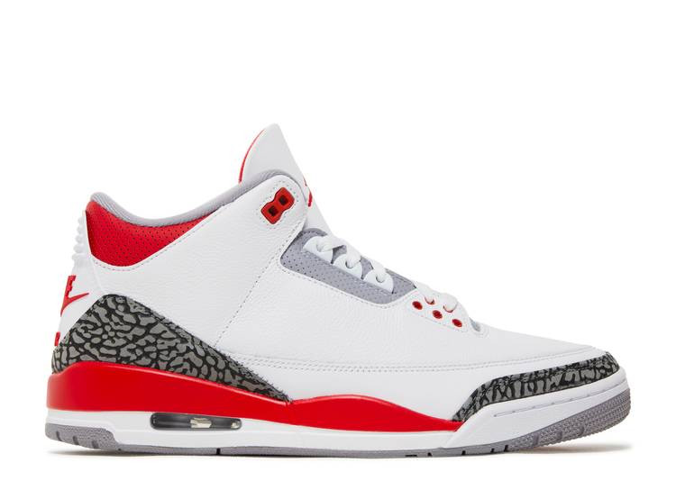 UA AIR JORDAN 3 RETRO 'FIRE RED' 2022