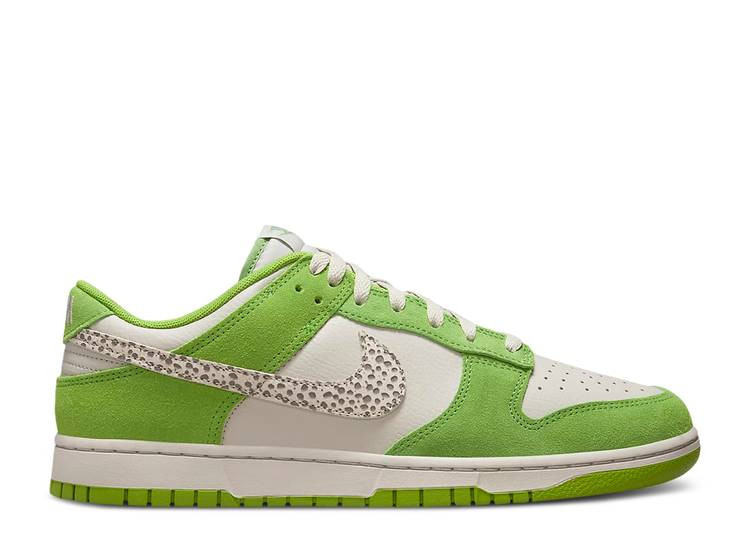 ua nike dunk low 'safari swoosh - Ch10rophyll'