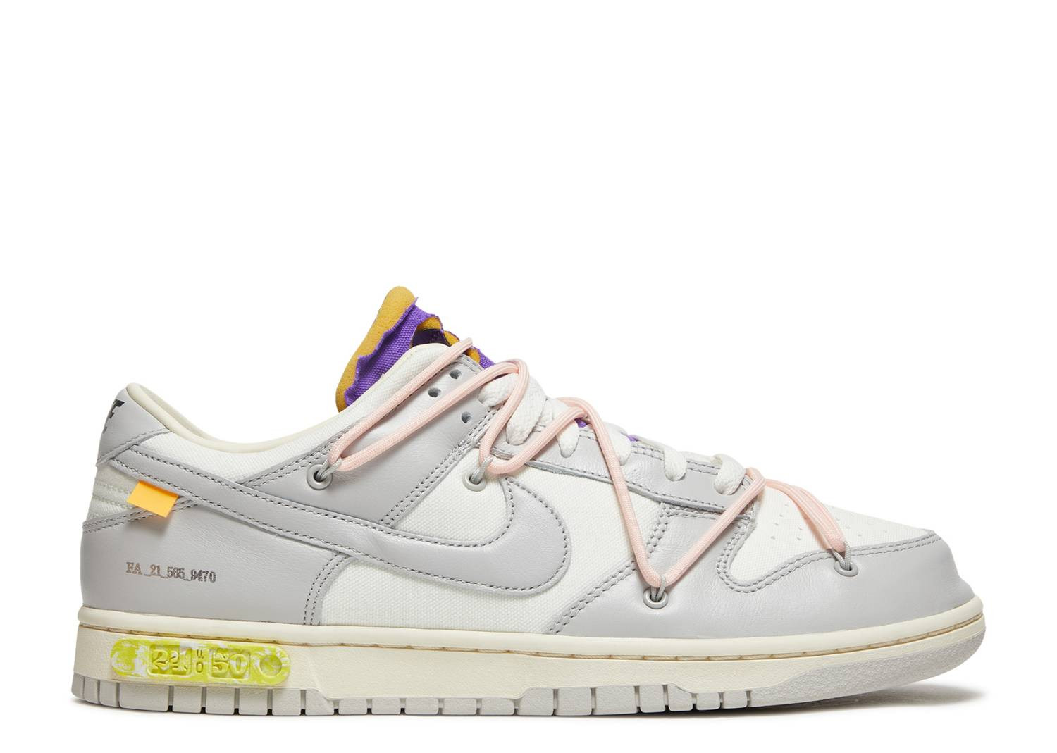 UA NIKE OFF-WHITE X DUNK LOW 'LOT 24 OF 50'