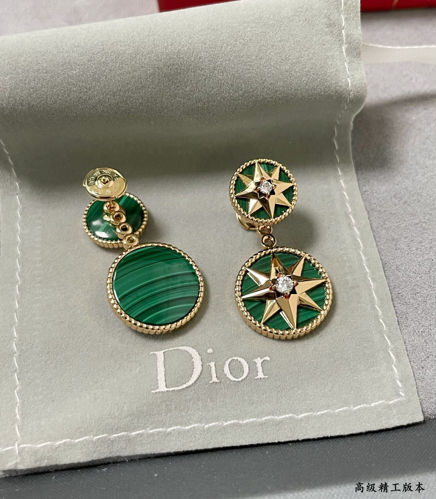 D10r rose des vents earrings