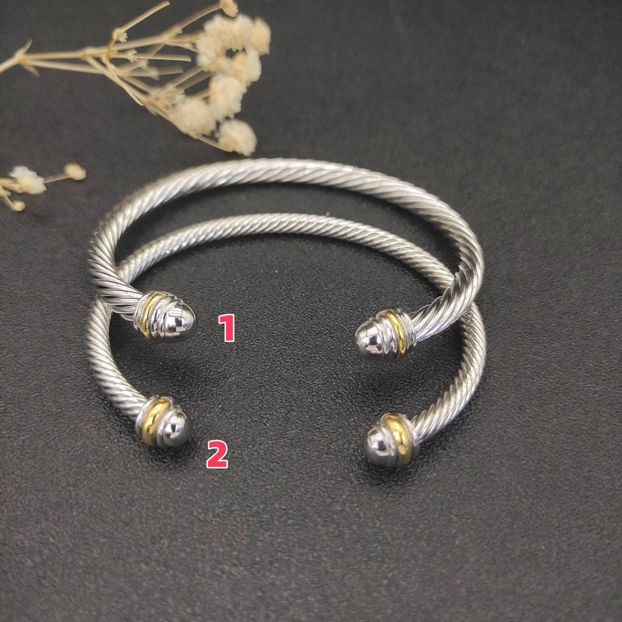 dau1d Yvrm*n 4mm wrap bracelet(wrist circumference 15-20cm)