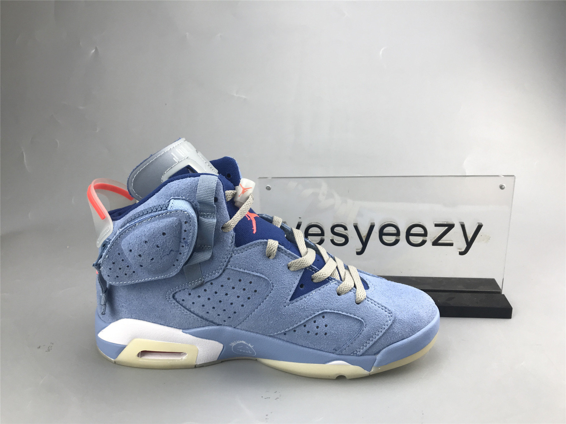 ua air jordan 6 N0r*h carolina blue