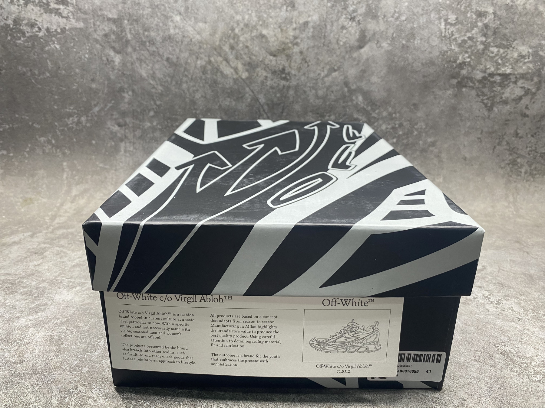 UA Off-White "BE RIGHT BACK"