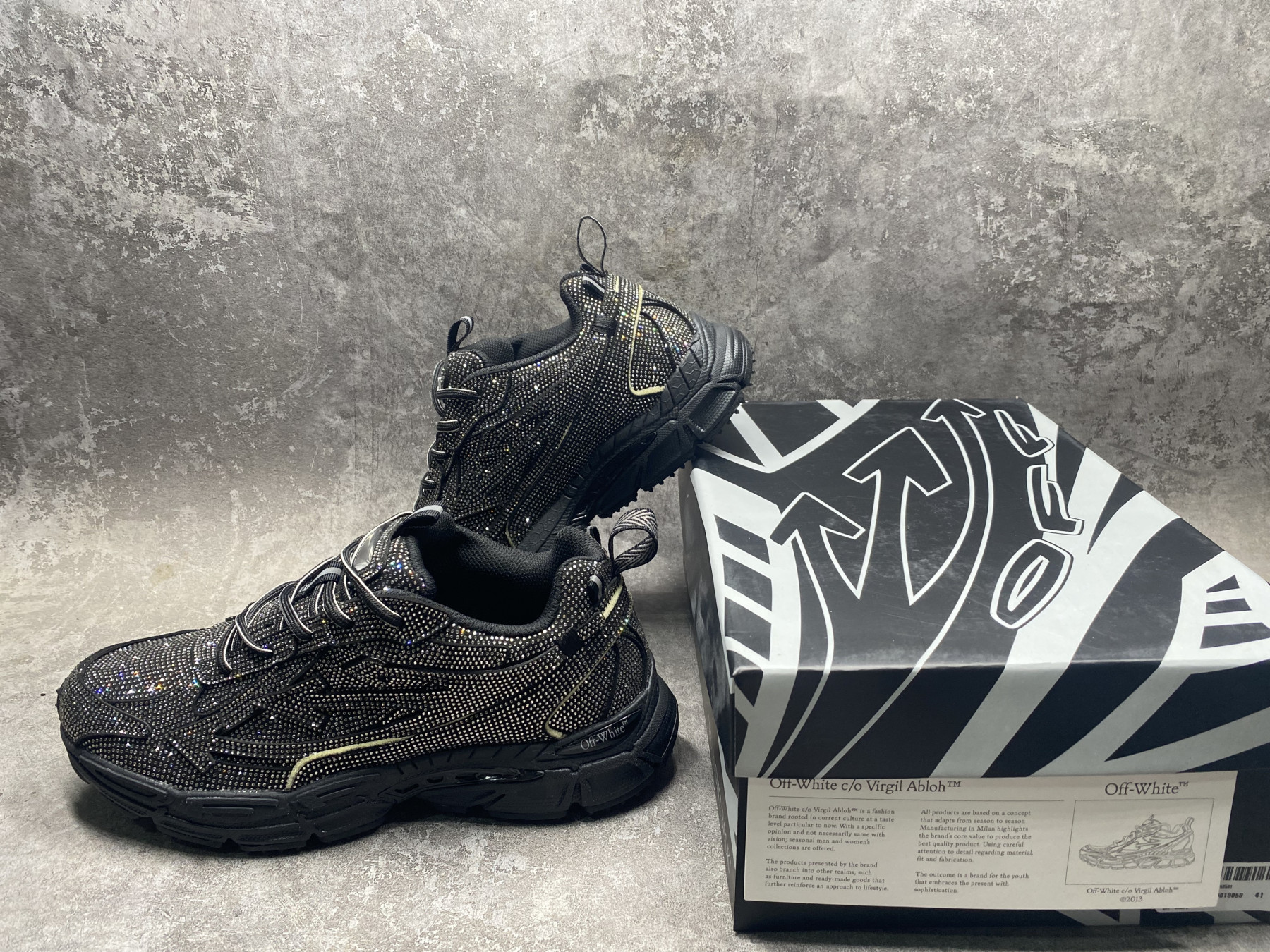 UA Off-White "BE RIGHT BACK"