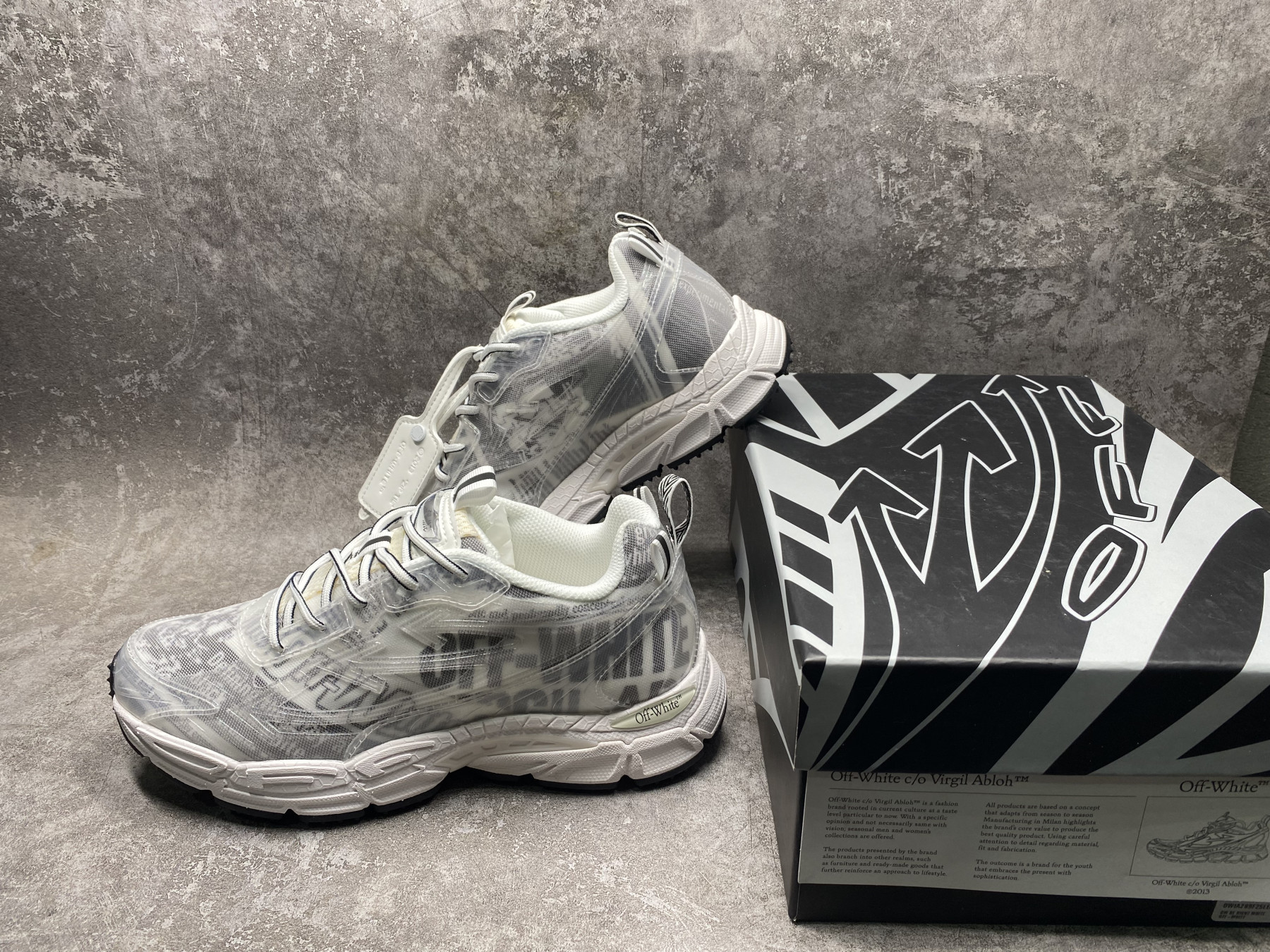 UA Off-White "BE RIGHT BACK"