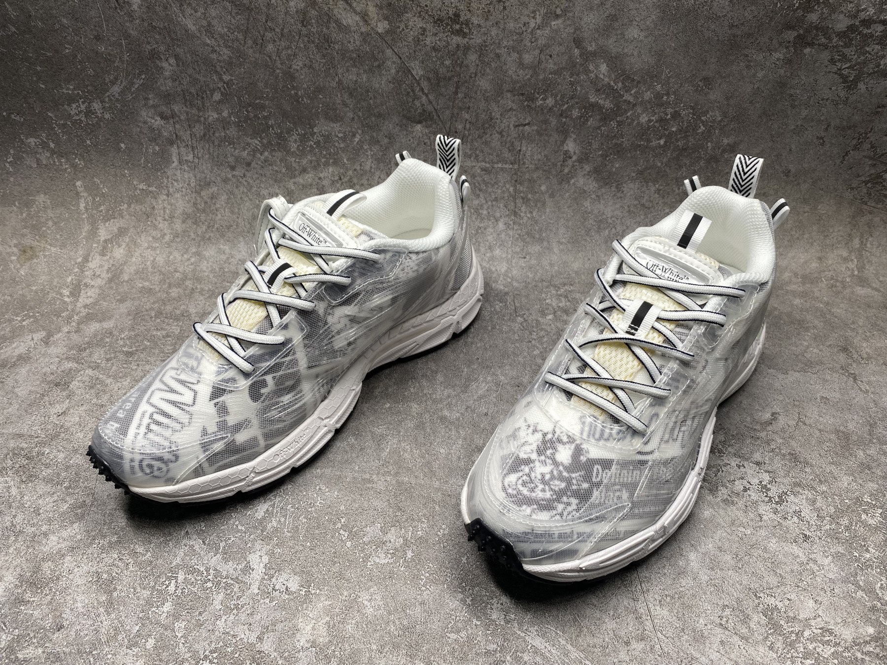 UA Off-White "BE RIGHT BACK"