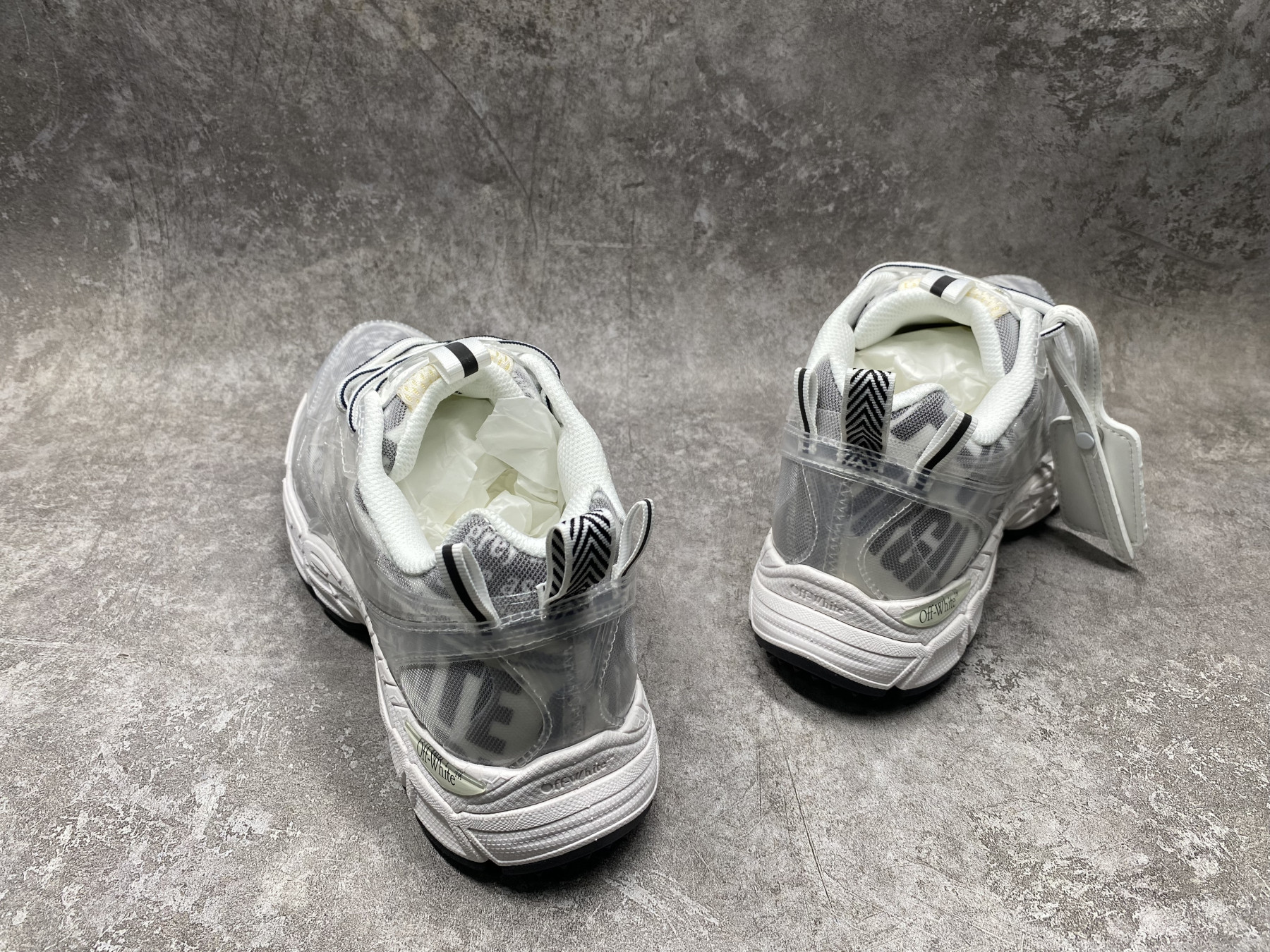 UA Off-White "BE RIGHT BACK"