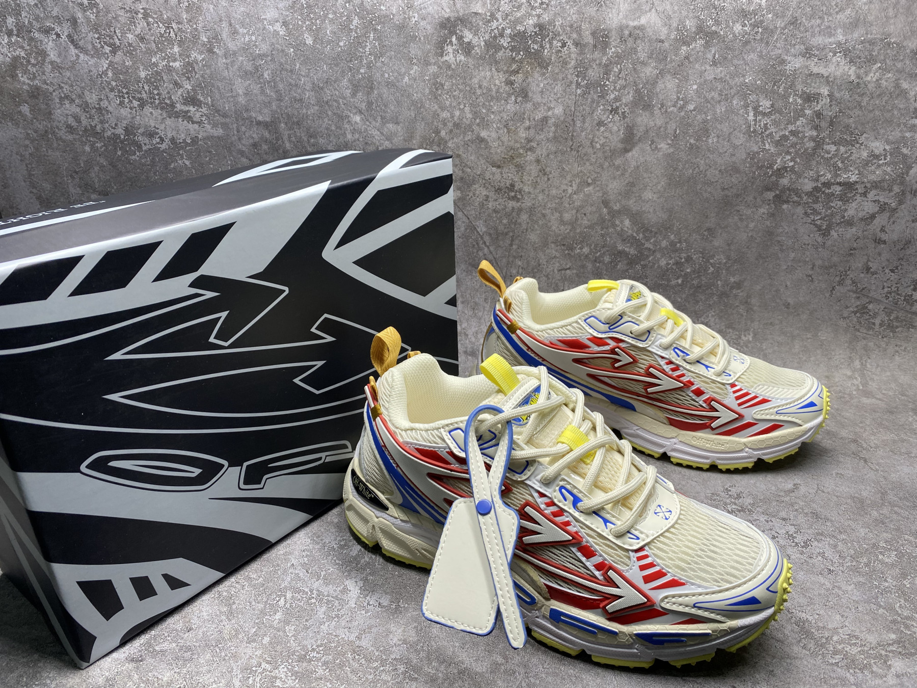 UA Off-White "BE RIGHT BACK"