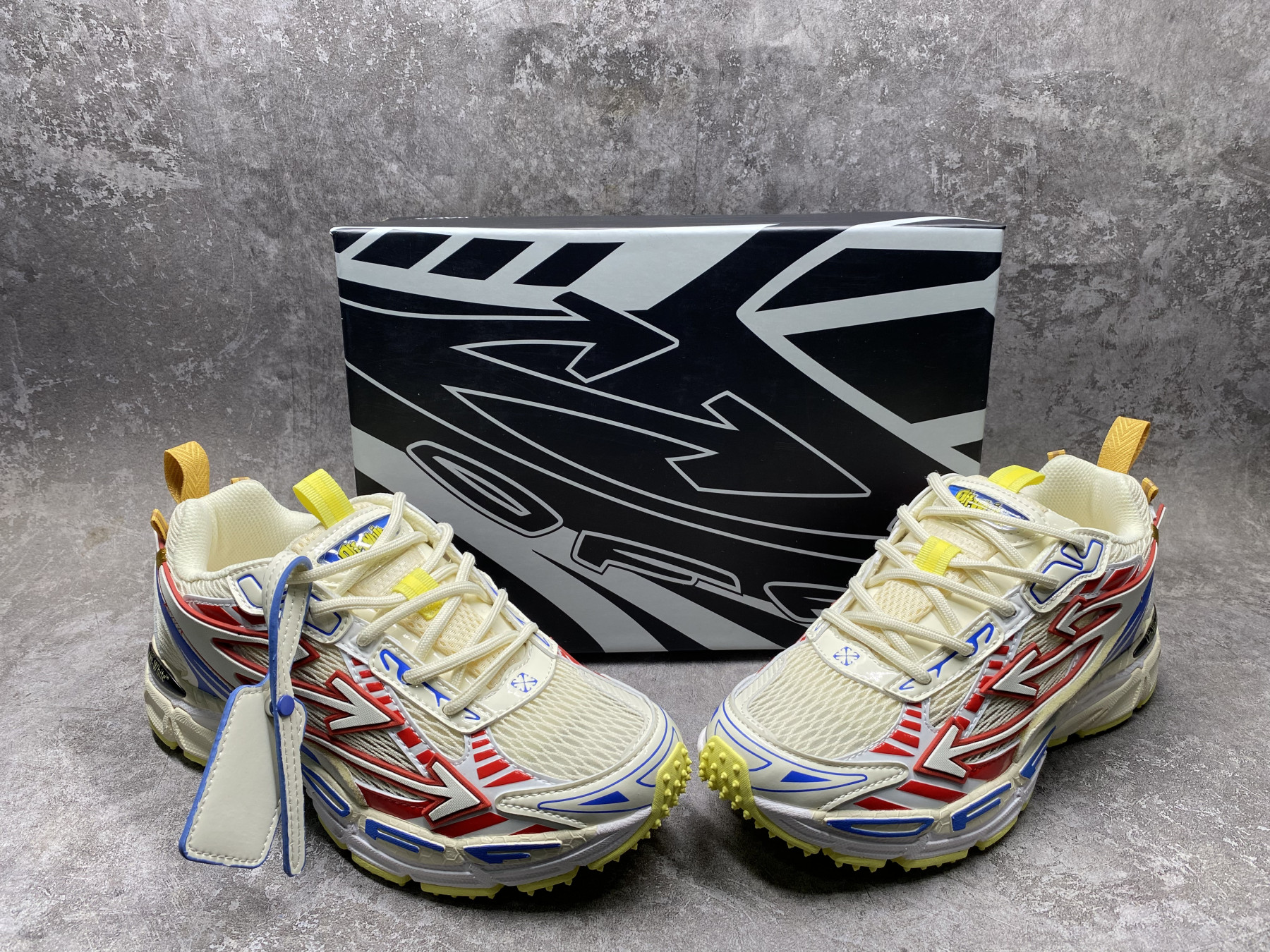 UA Off-White "BE RIGHT BACK"