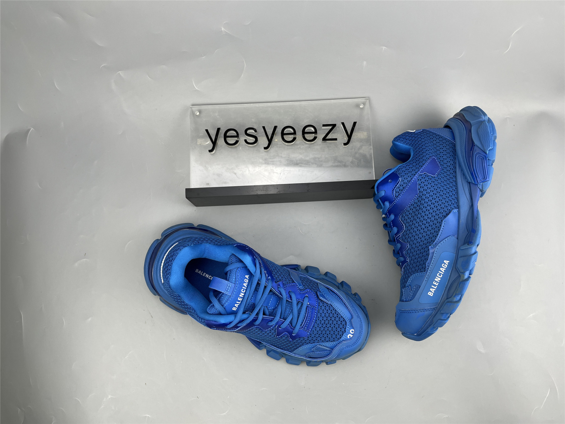 UA TRACK 3 SNEAKER BLUE WHITE