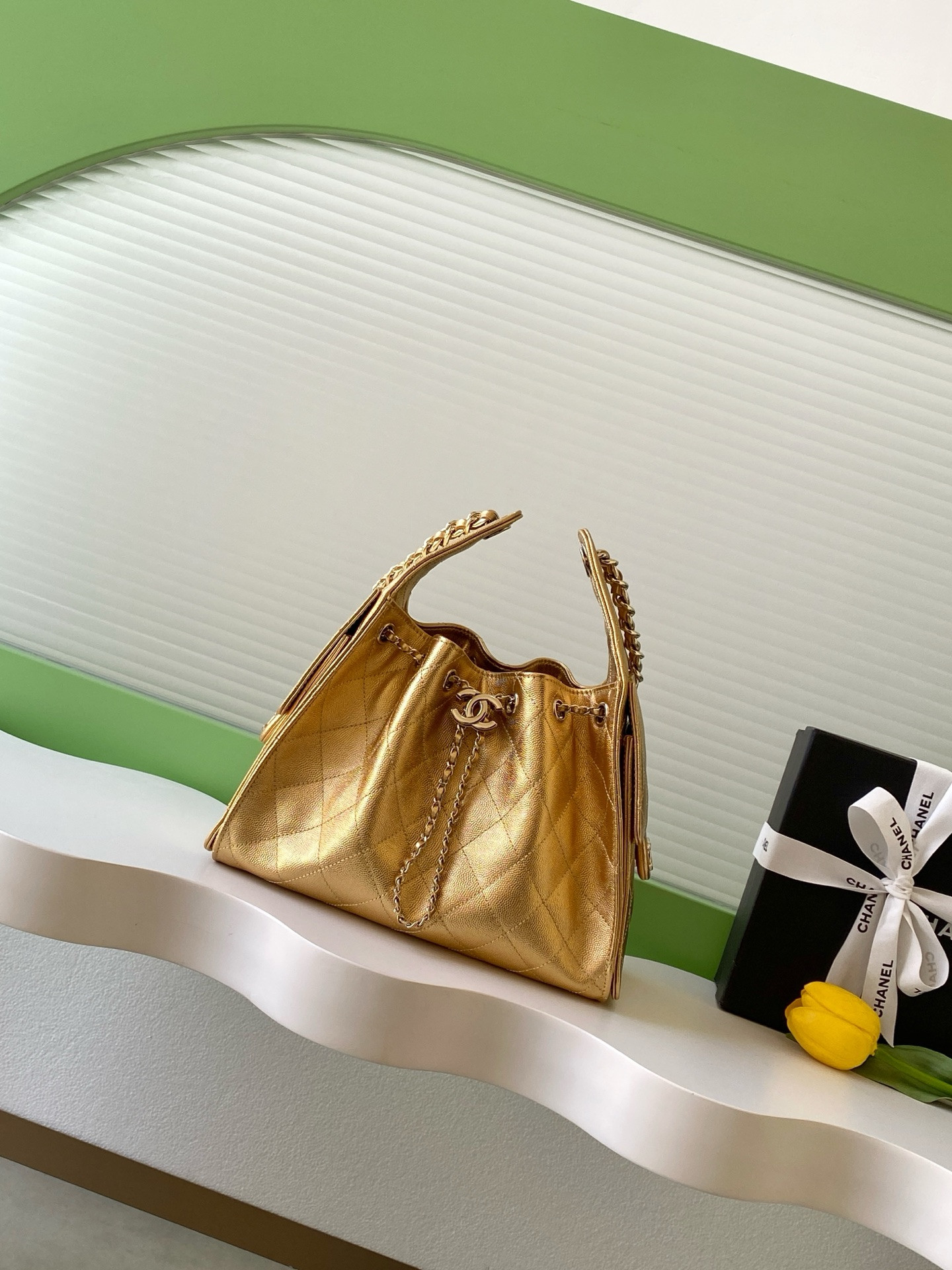 Ch**el 25C Bucket Bag 26x30x14cm