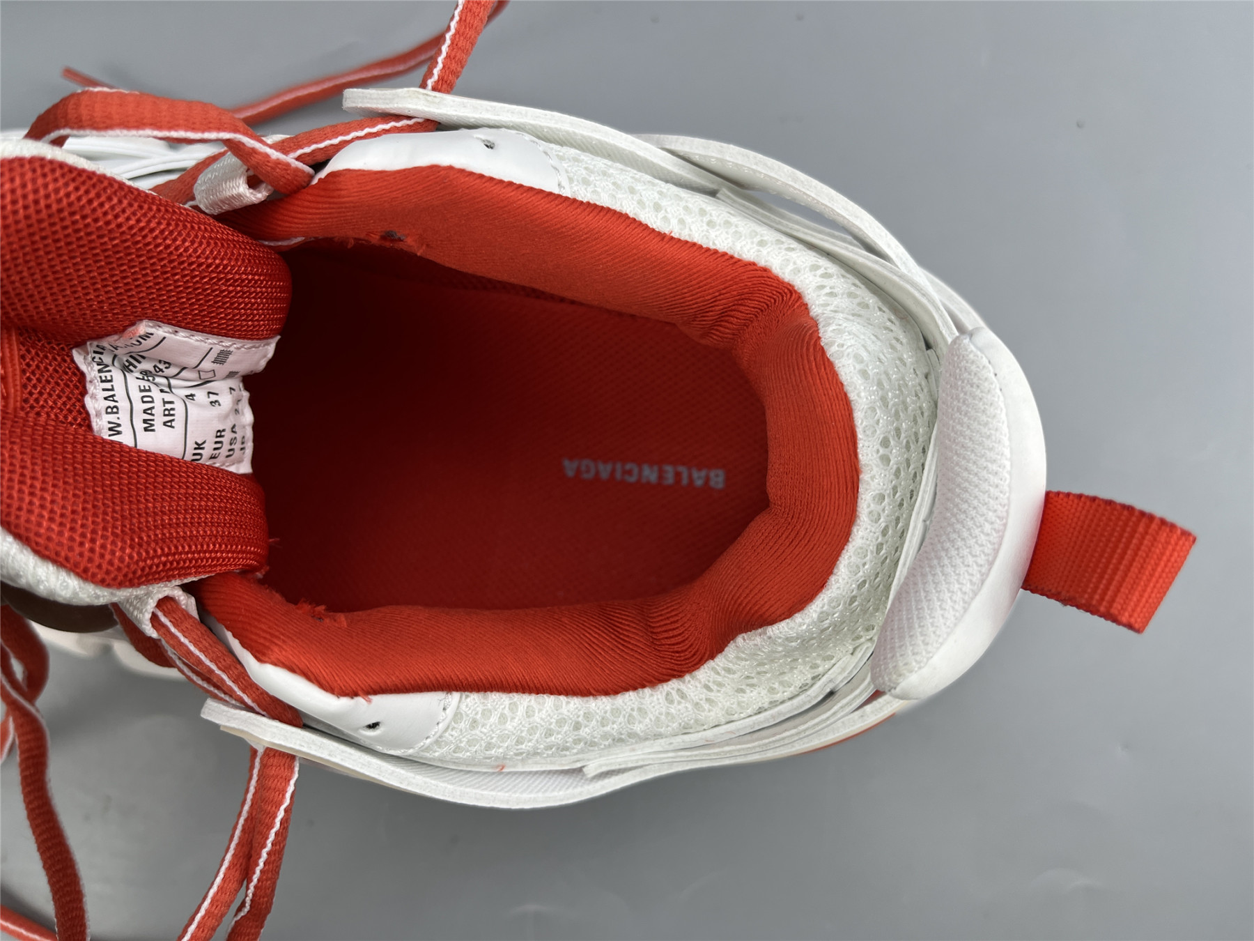 UA TRACK SNEAKER WHTE RED