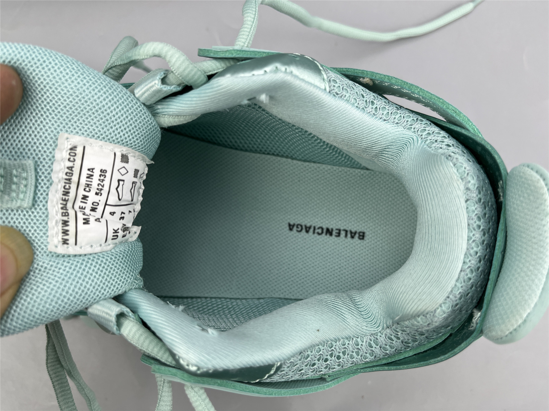 UA TRACK SNEAKER ICE BLUE