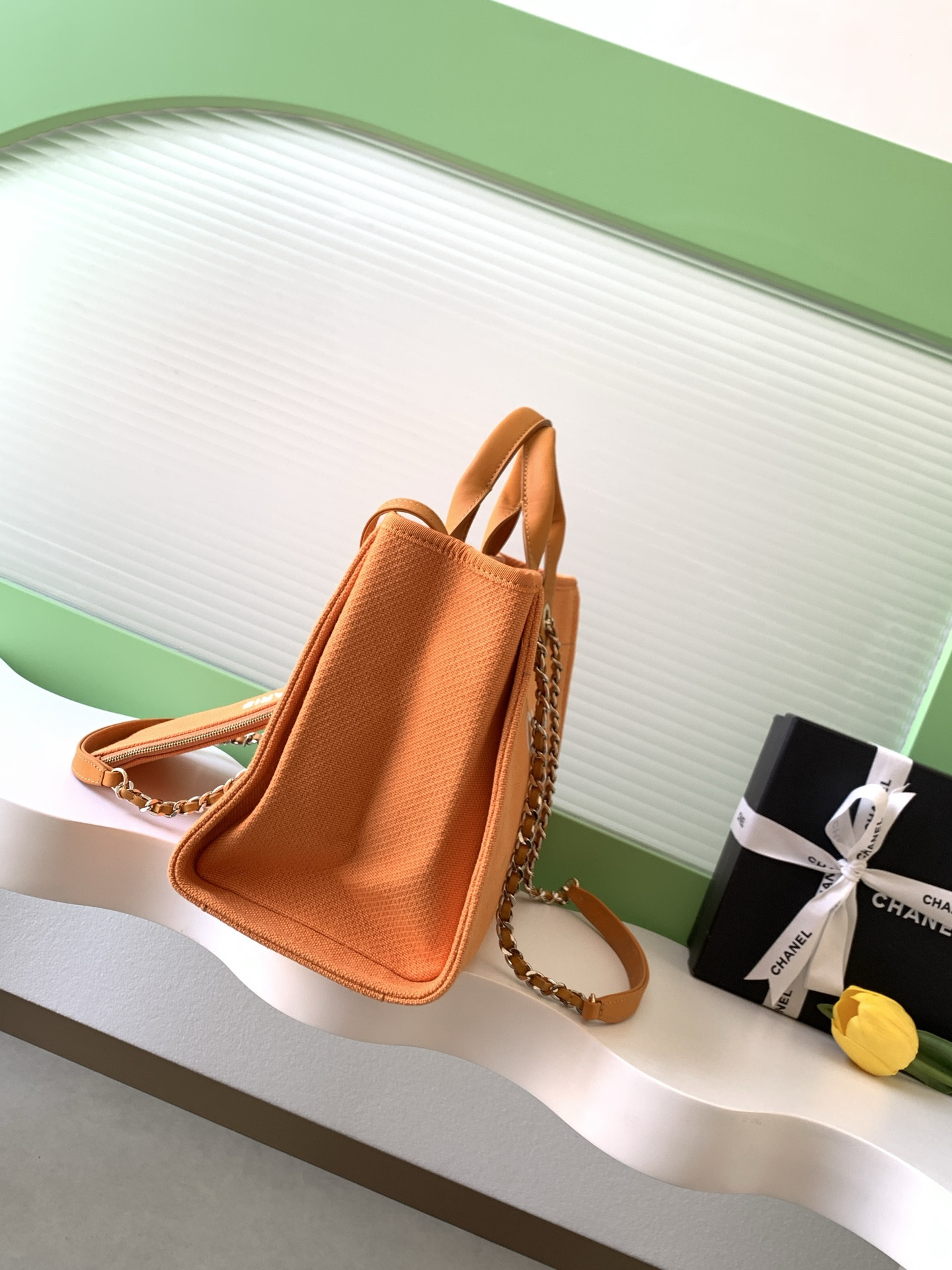 Ch**el deauville tote shopping bag 33x22x13cm