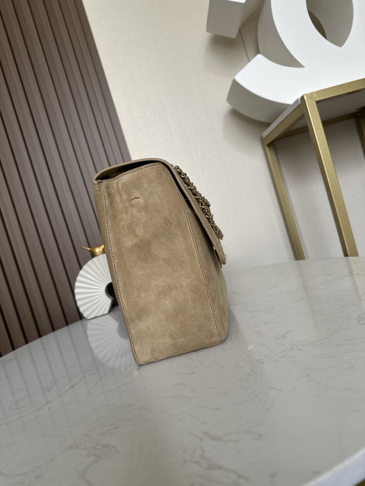 Ch**el flap bag as6234 38x26x11cm