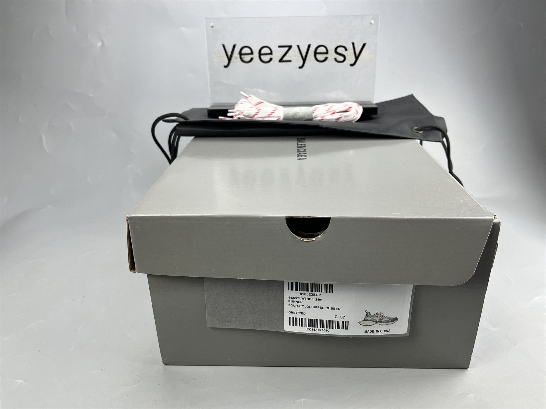 UA RUNNER GREY RED