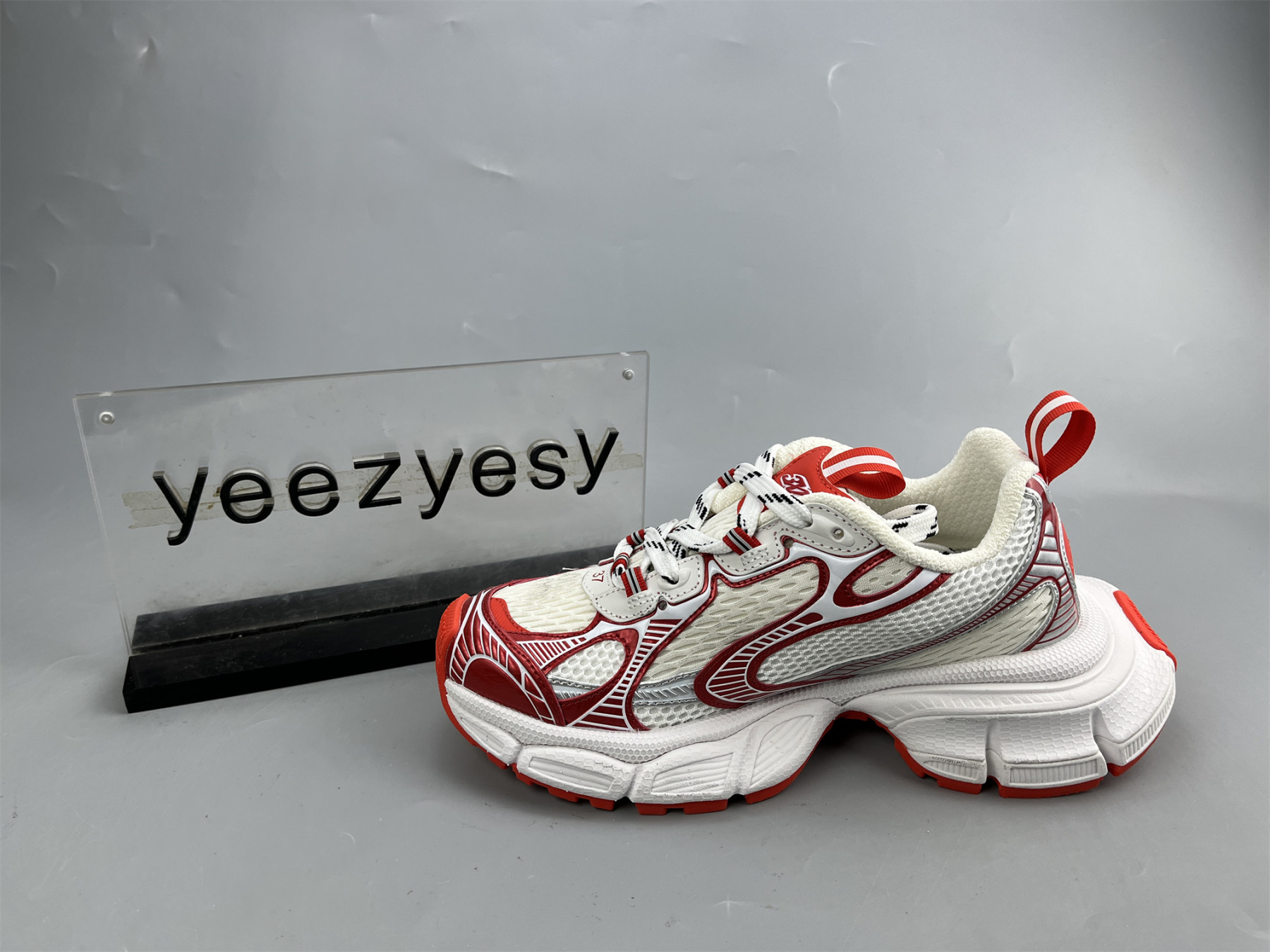 UA RUNNER WHITE RED