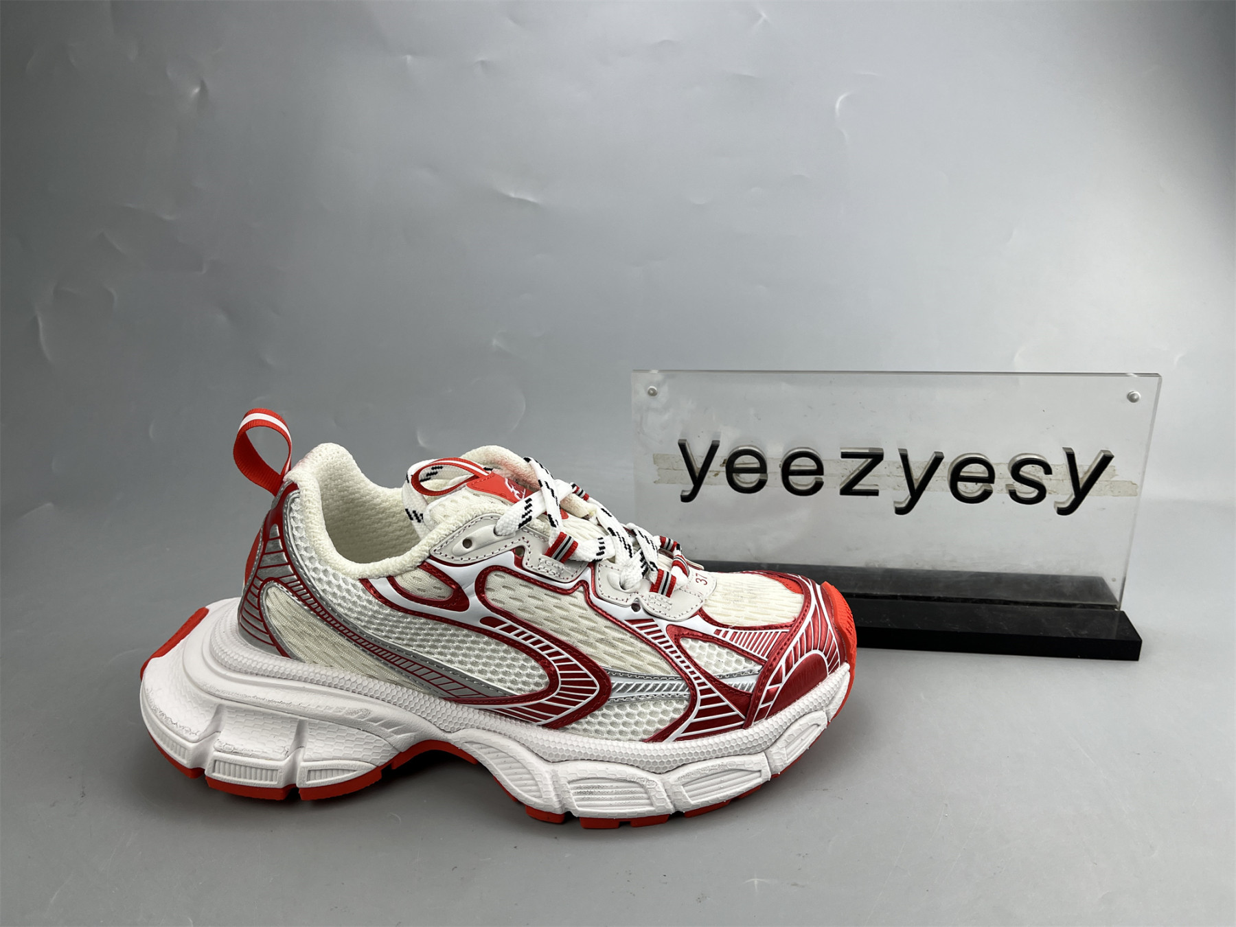 UA RUNNER WHITE RED