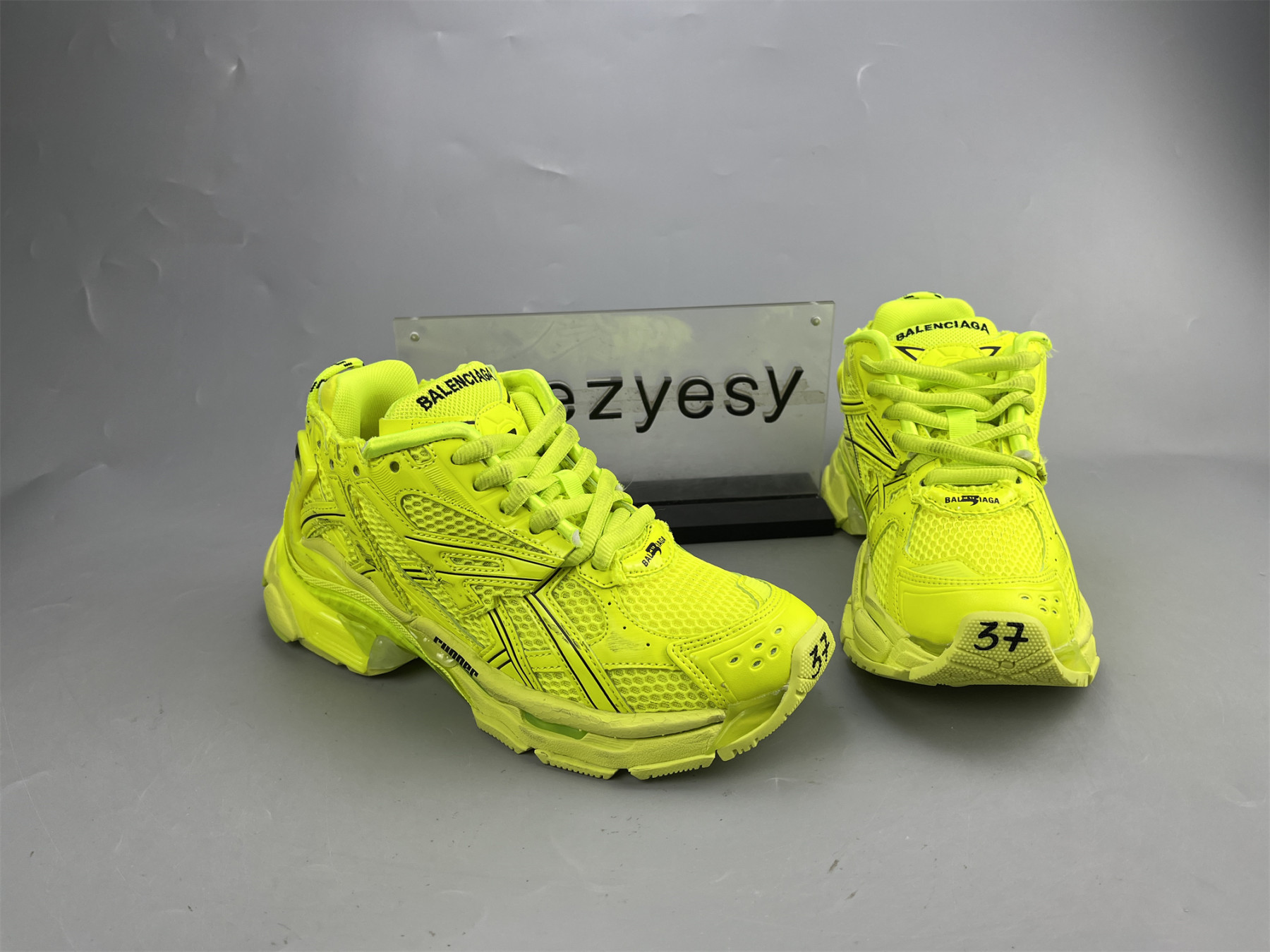 UA RUNNER FLUO YELLOW BLACK