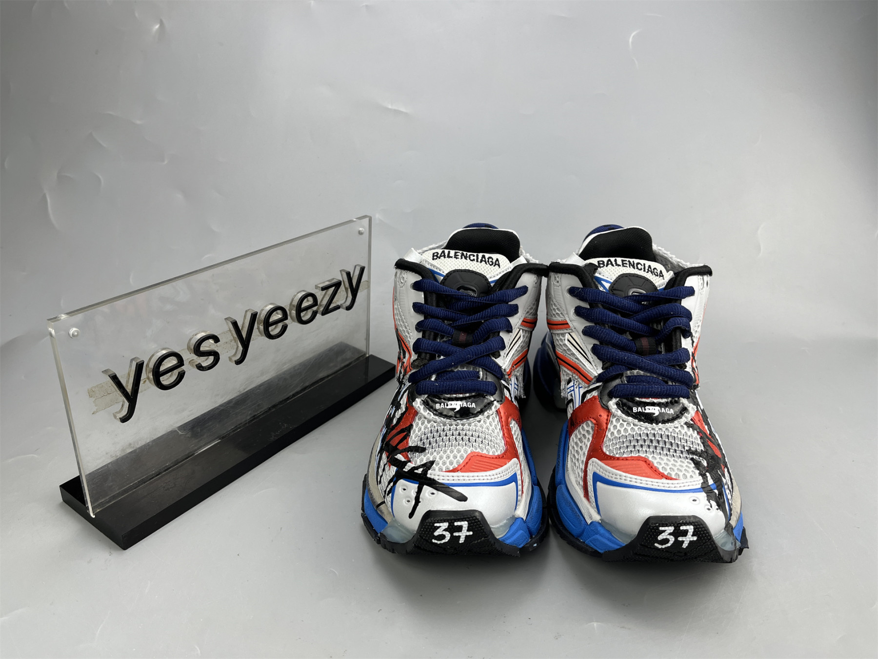 UA RUNNER MULTICOLOR BLACK RED