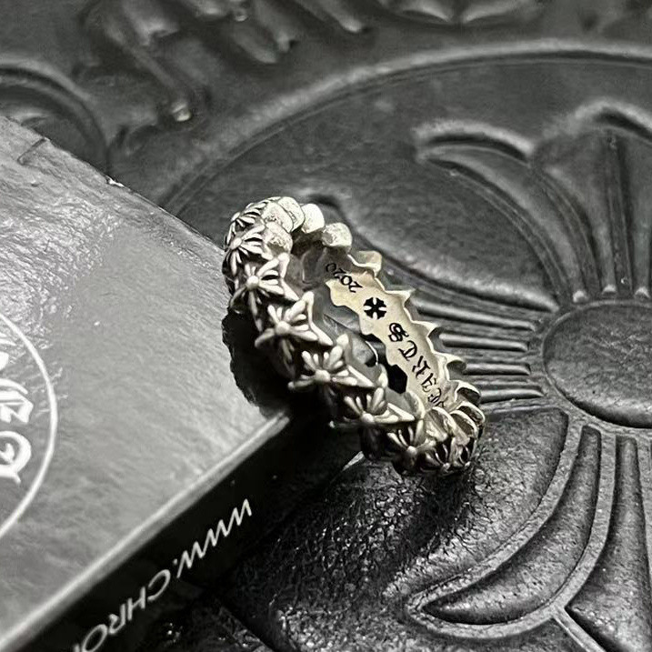 Ch*0me He**ts Pentagram Ring