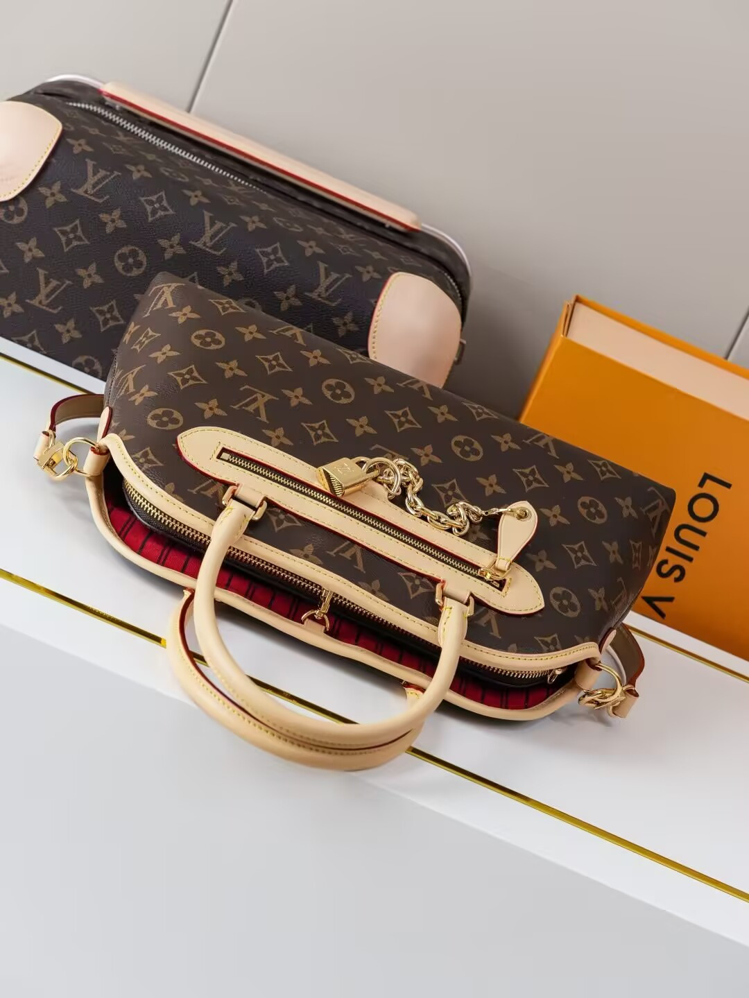 l0vis Vvtt0n monogram ever more pm handbag m15208 35x21x12cm