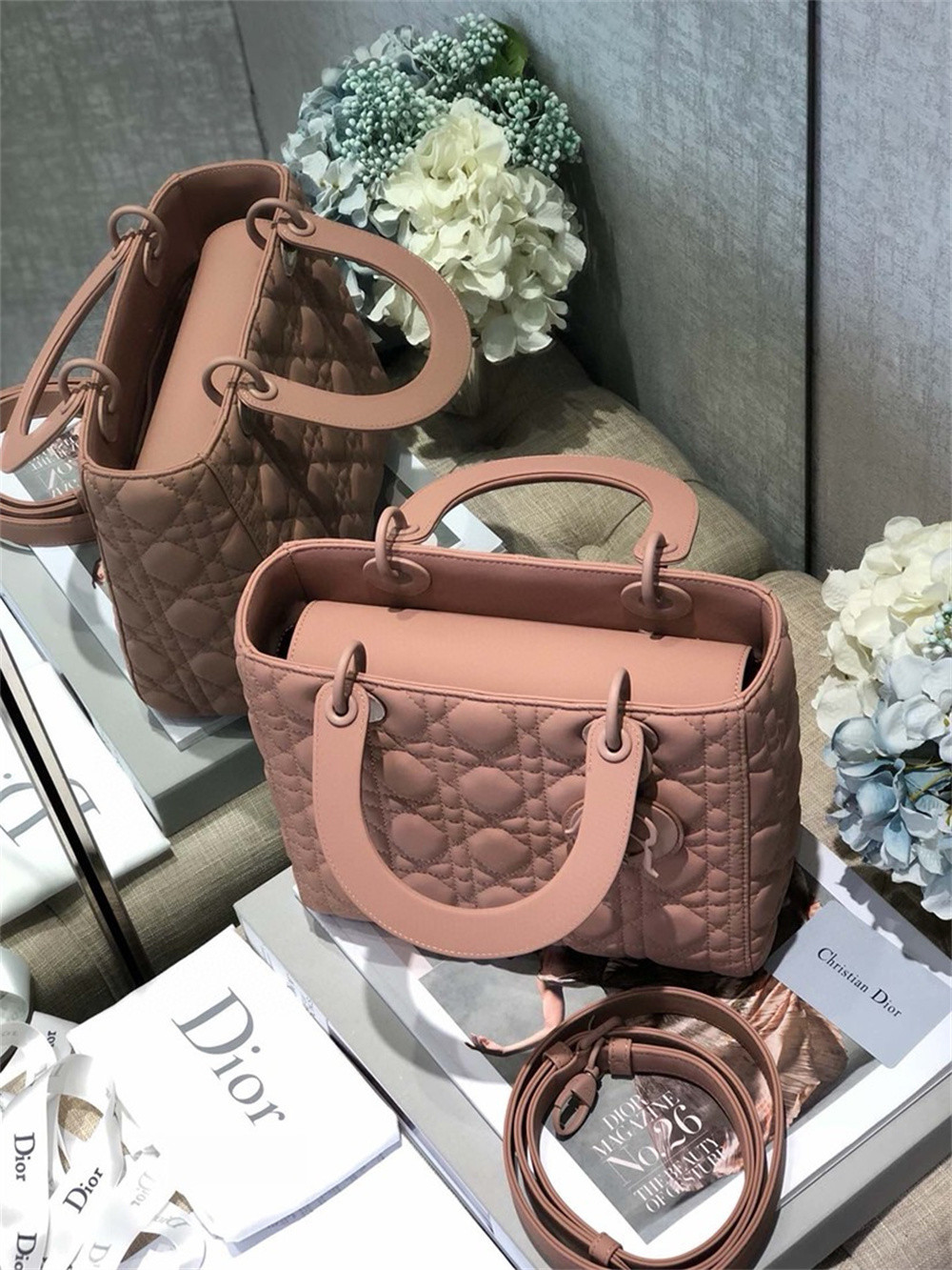 Medium Lady D10r Bag  9.5 x 8 x 4.5 inches
