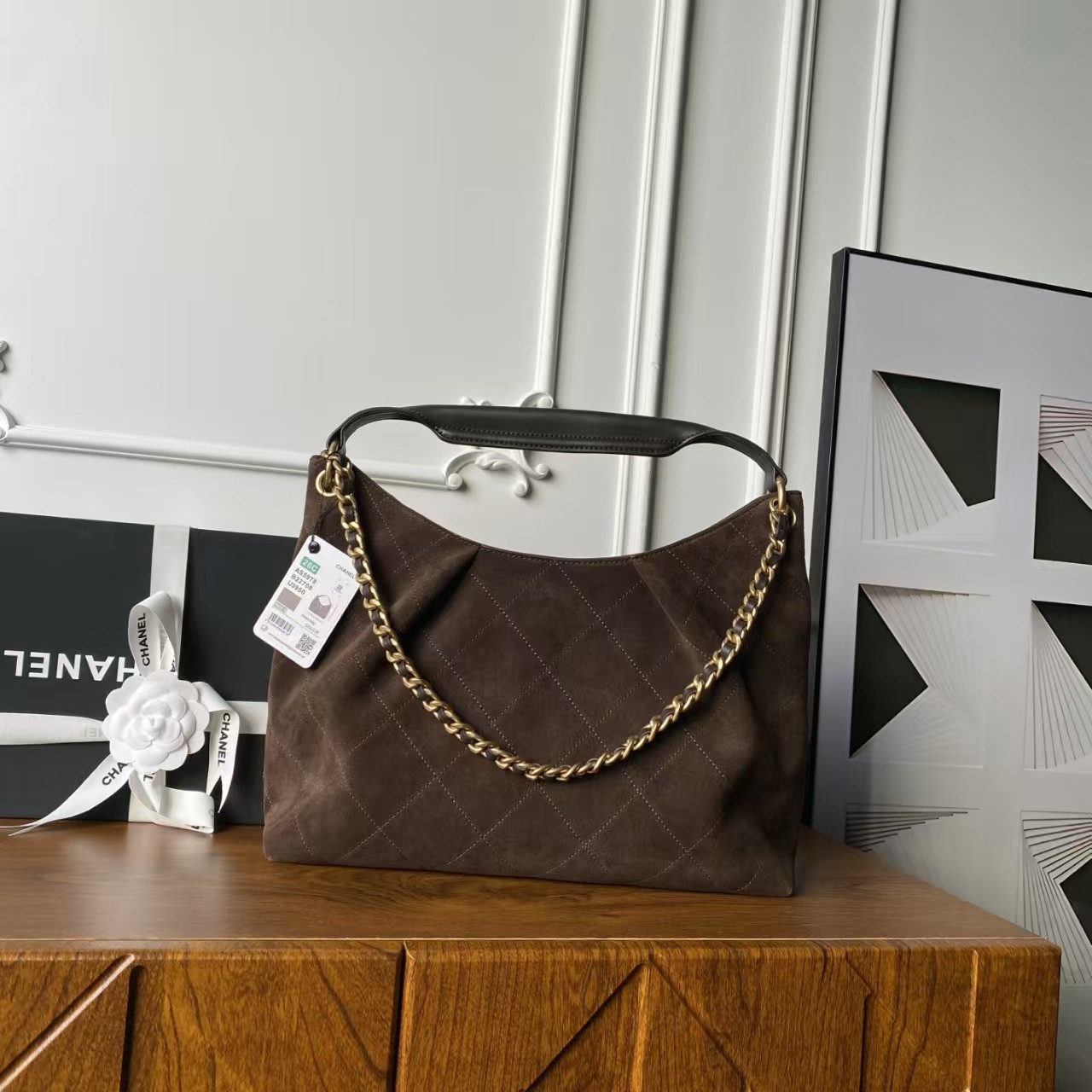 Ch**el hobo bag as5978 29x35x13cm