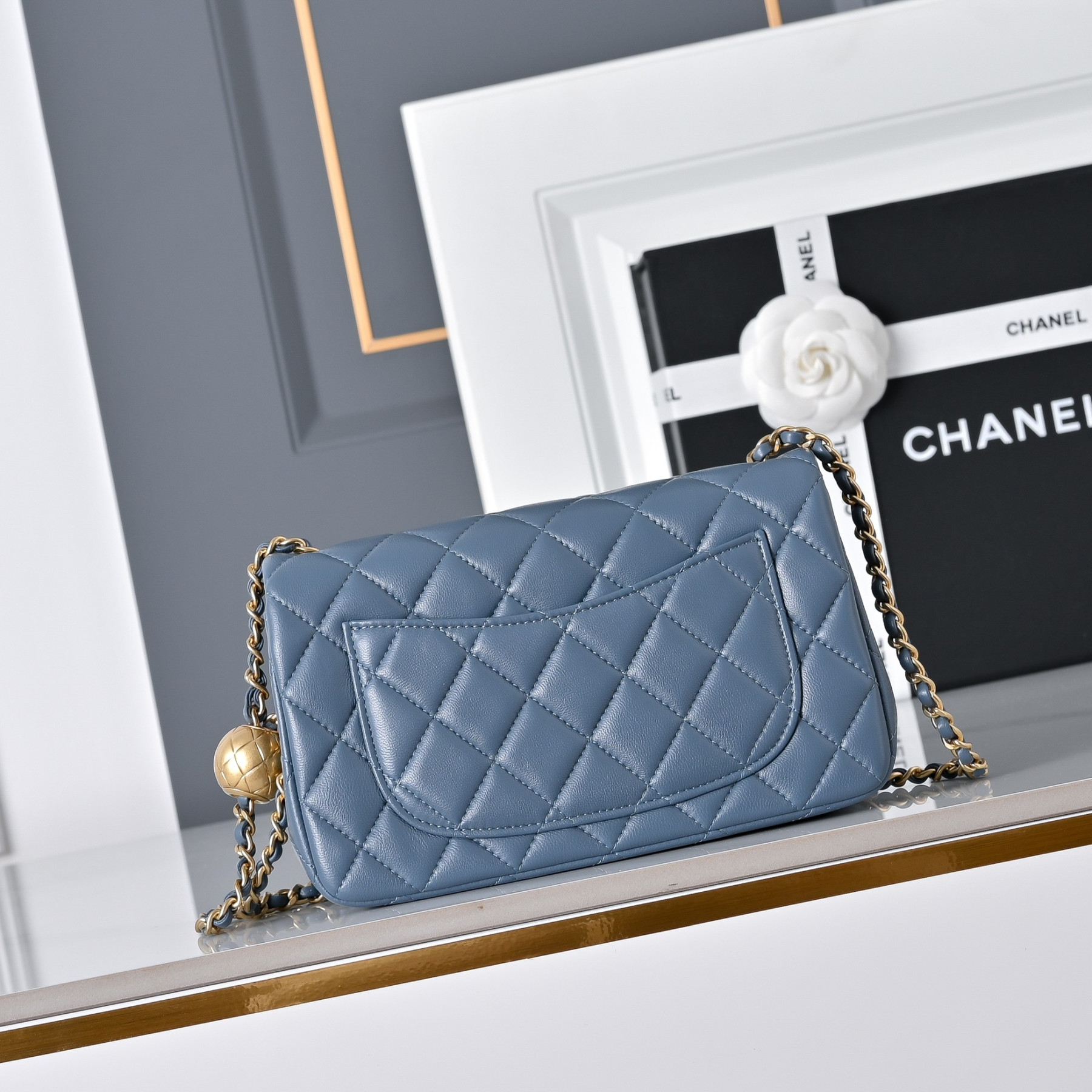 Ch**el flap bag as1787 20x13x7cm