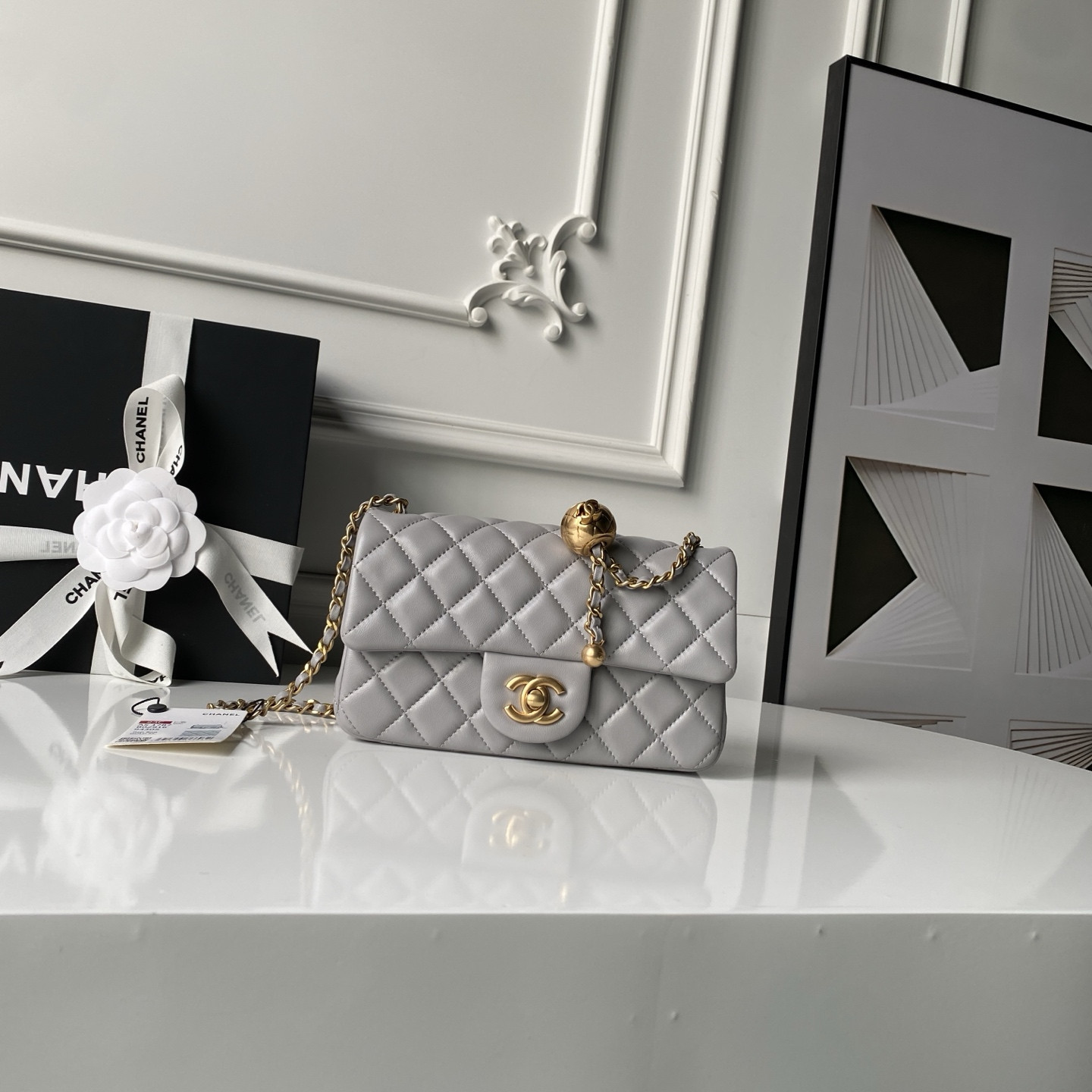 Ch**el MINI FLAP BAG 12×20×6 cm