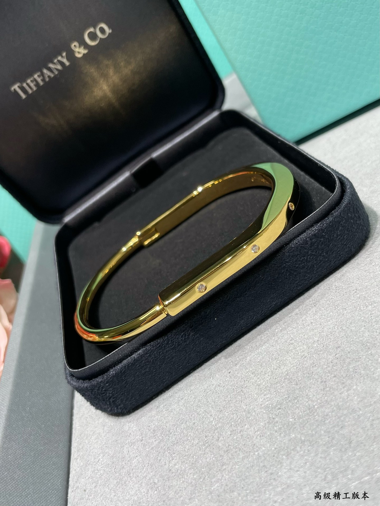 t*f*ny & co. lock D1am0nd alternating bracelet