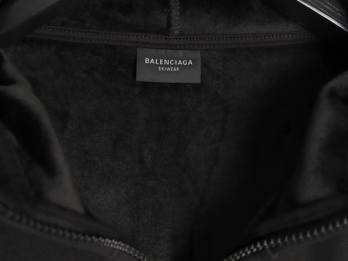 Ba1en*iaga Plush Hoodies Suit