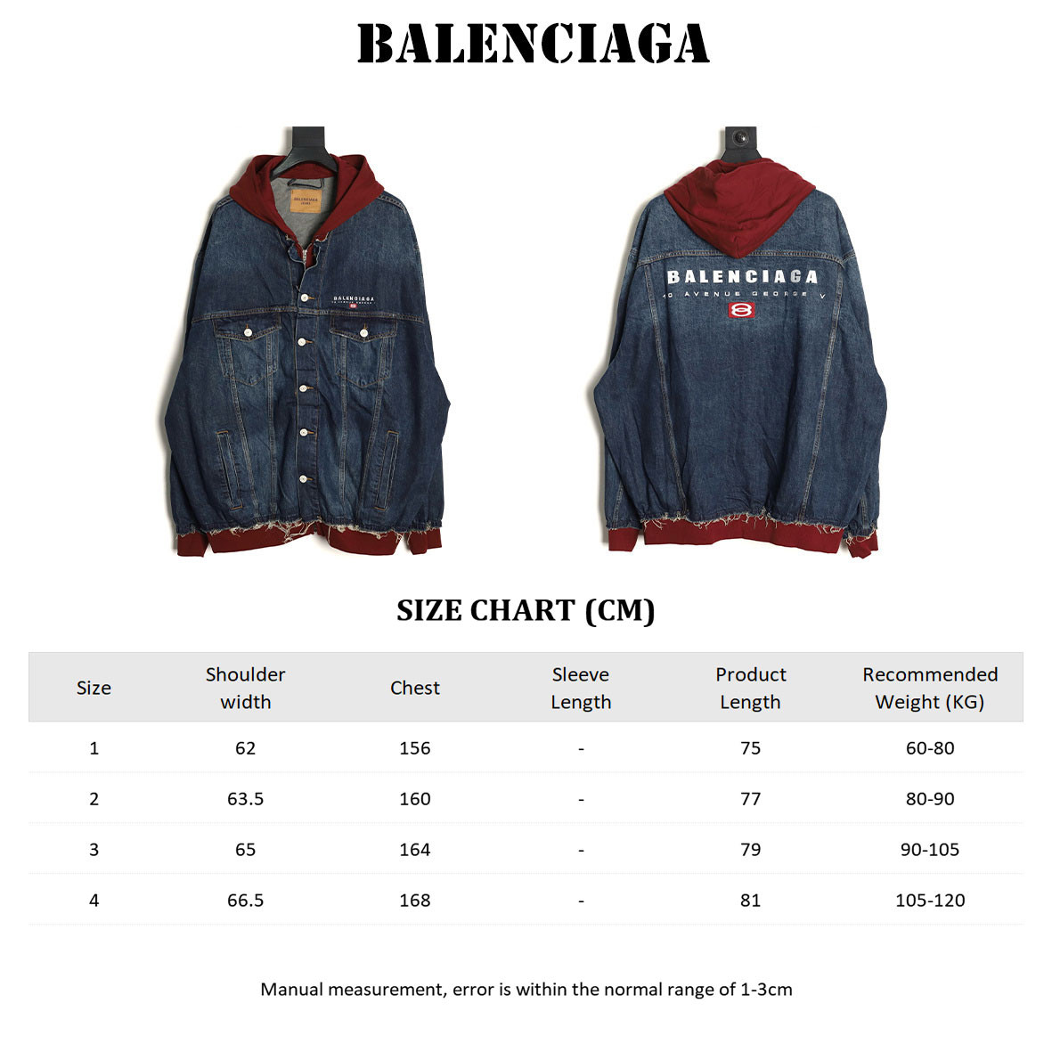 ba1en*iaga 25fw De*1m coats