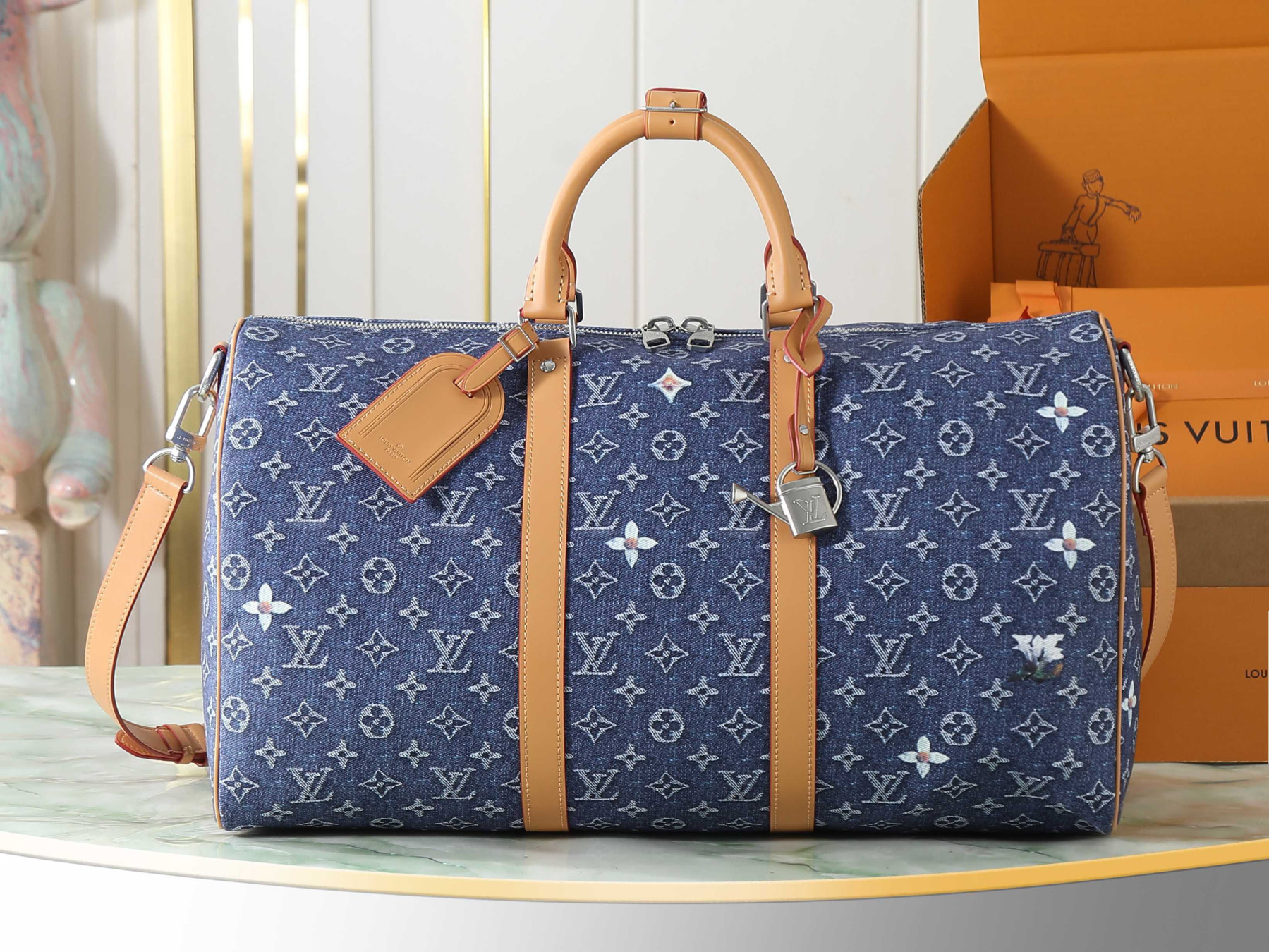 LV Keepall Bandoulière 50 M27781 50 x 29 x 23 cm