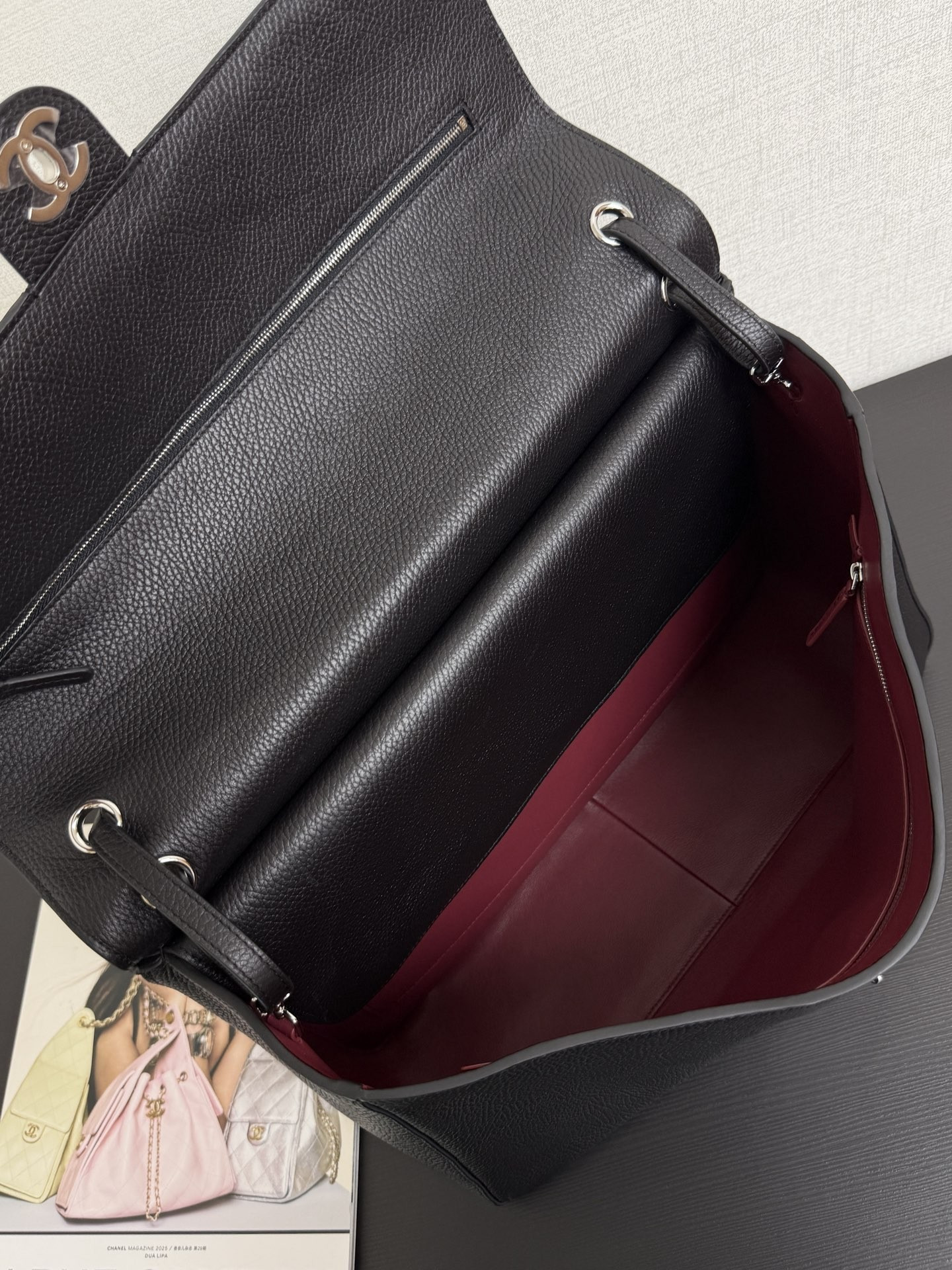Ch**el maxi flap bag as6233 26x38.5x11cm