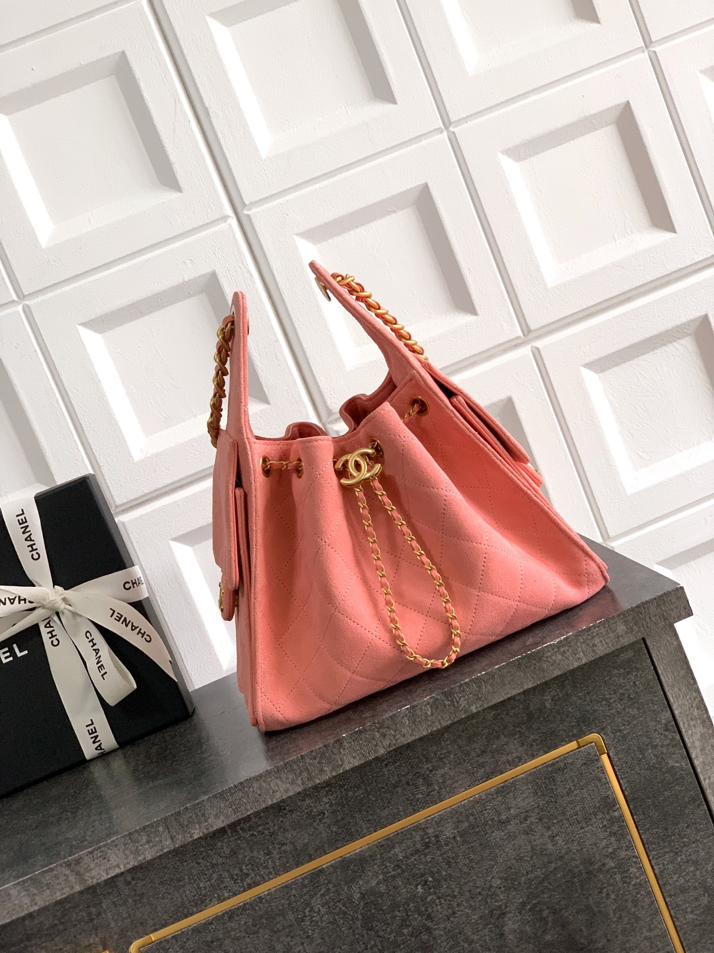 Ch**el 25c bucket bag 30x26x14cm