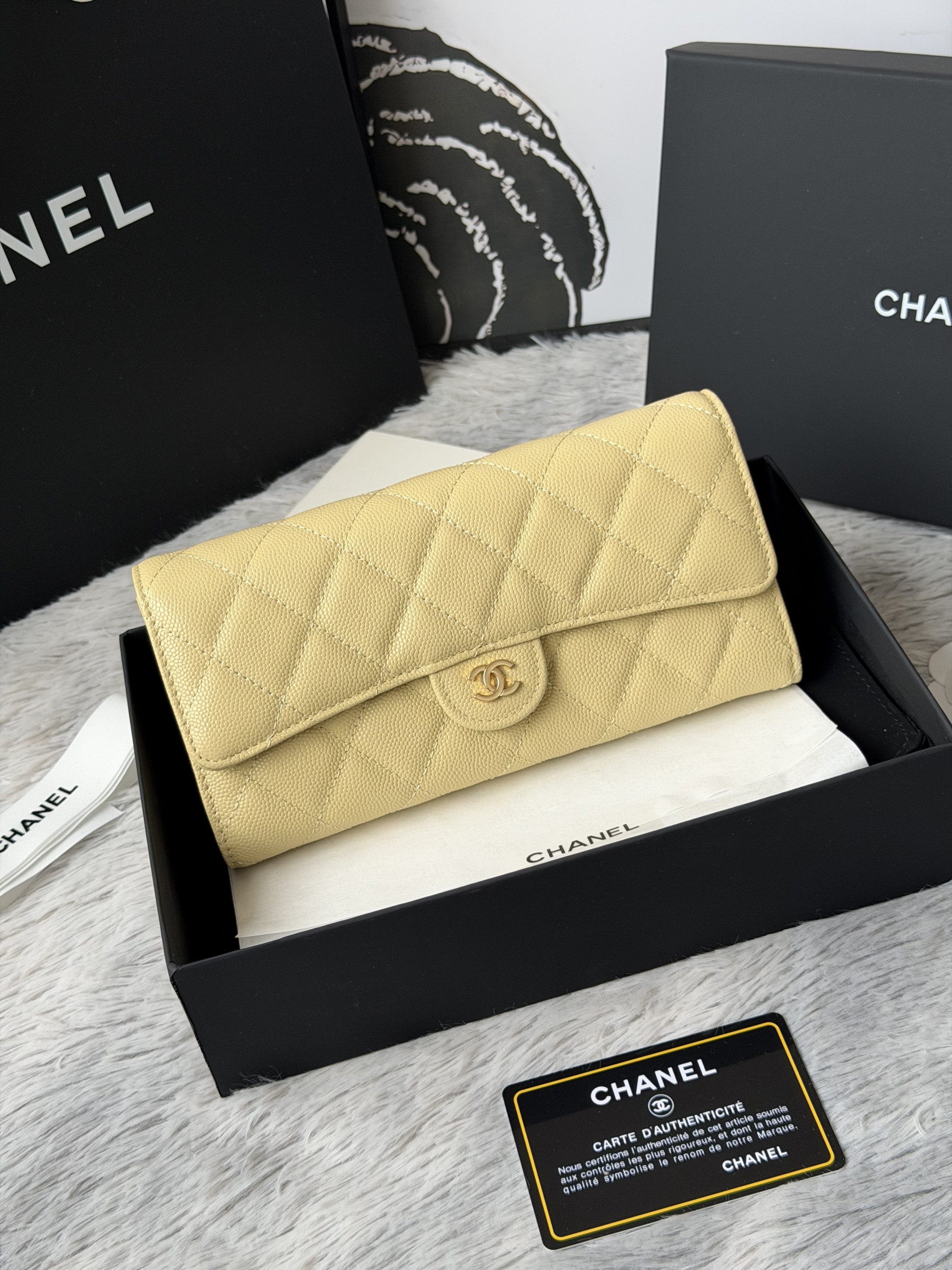 Ch**el wallet 80758 10x19x3cm