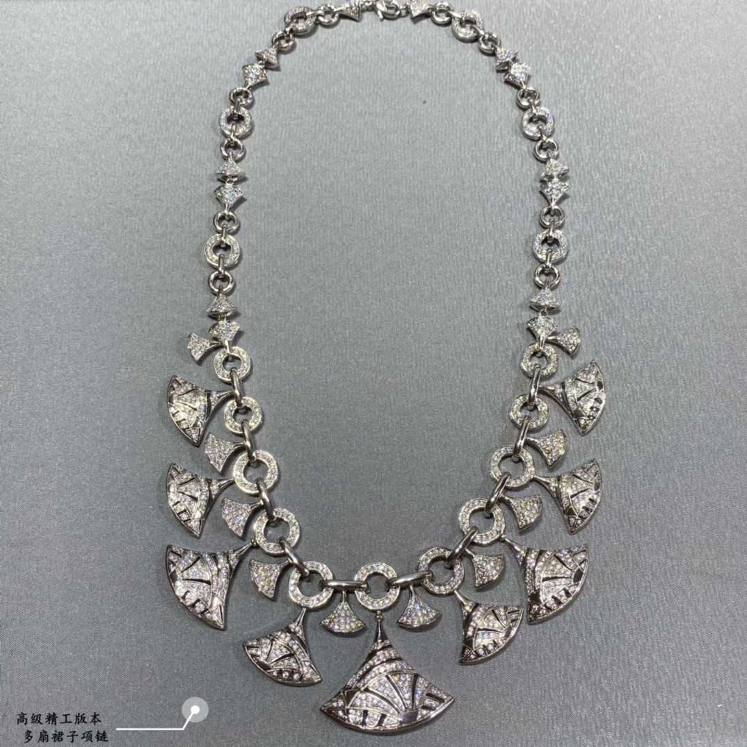 Bv1g*ai Multi-sash skirt Necklace(No refund or exchange)