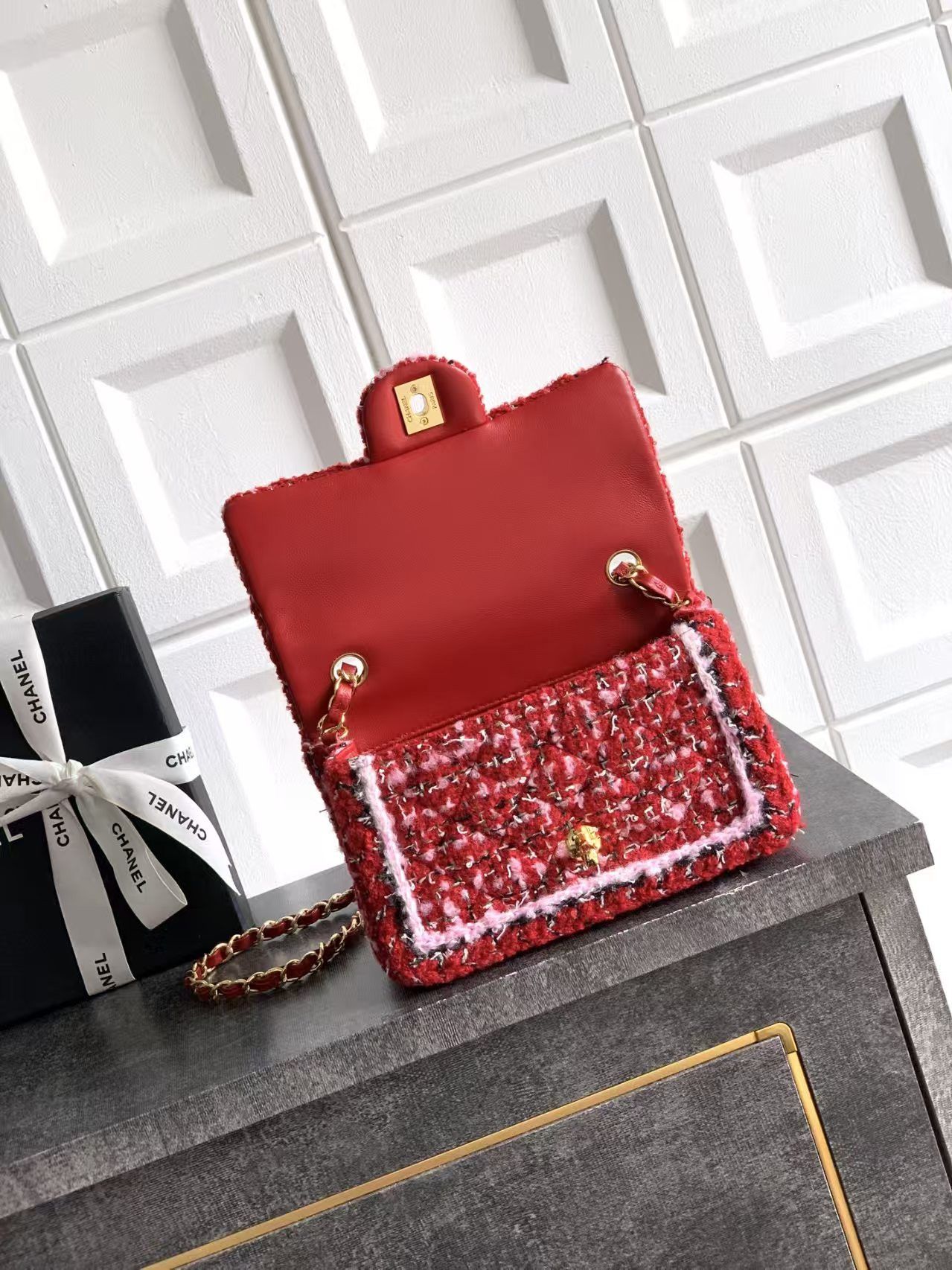 Ch**el Mini Flap Bag 20x12x6cm