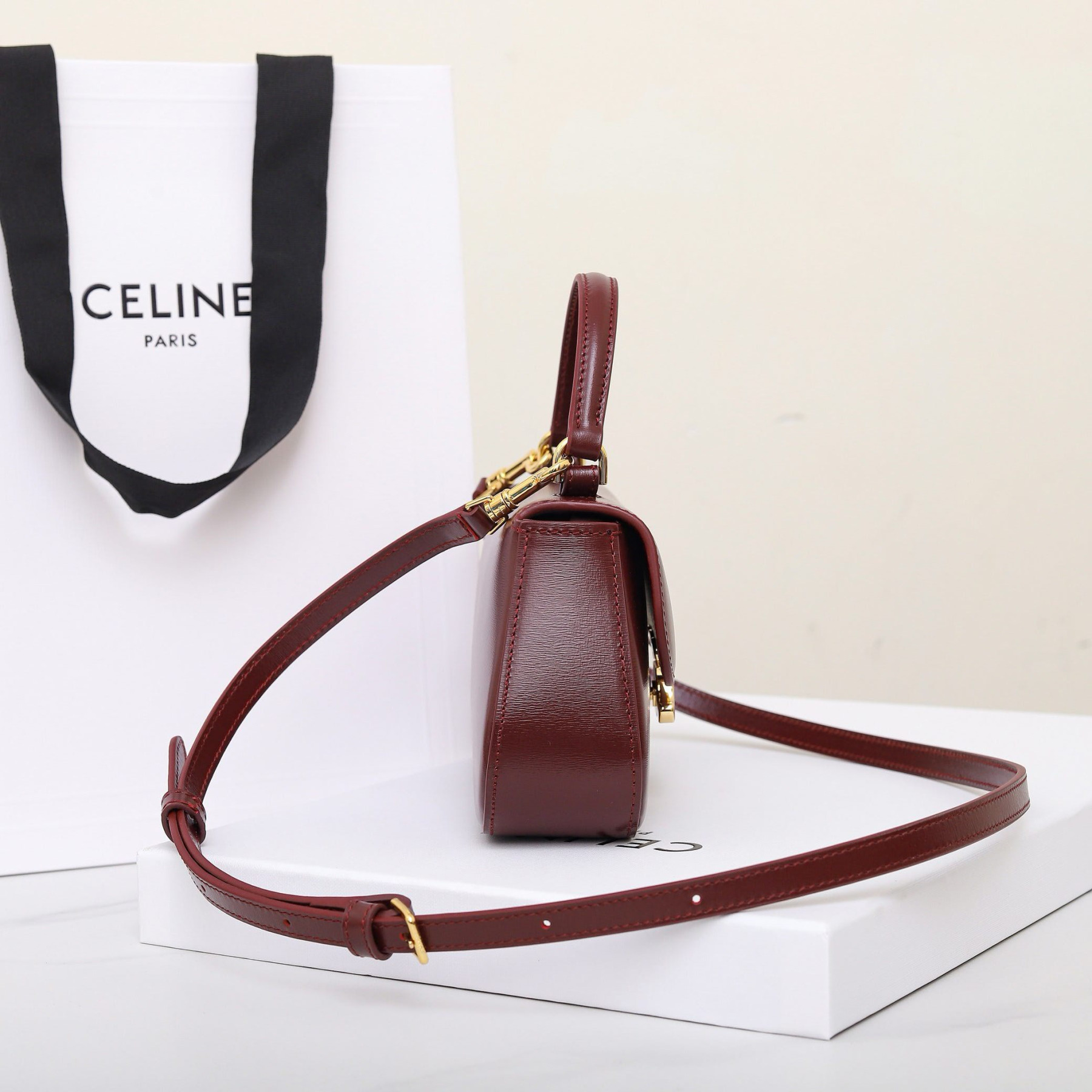 Ce1i*e teen Ce1i*e lola in shiny calfskin 20x11.5x5cm