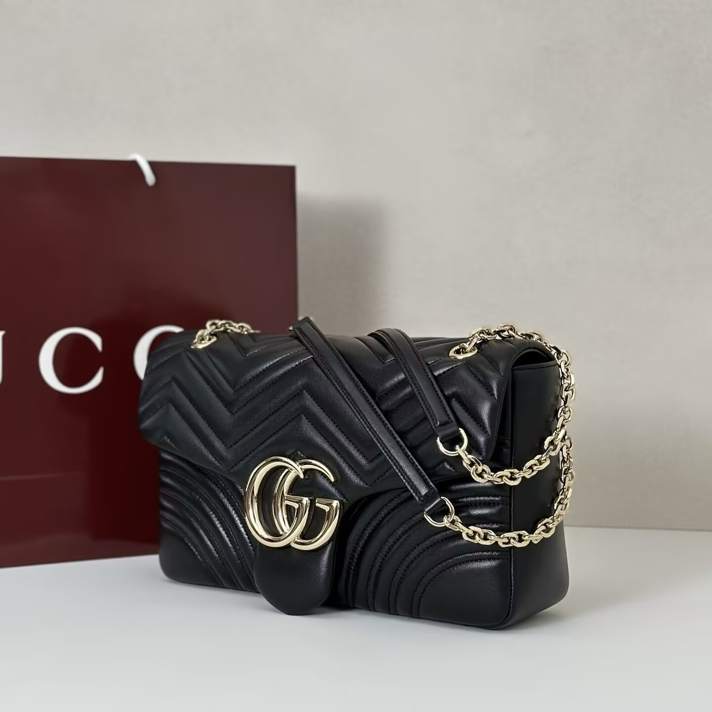 Gvc*1 GG Marmont Large Shoulder Bag 30.5x18x8cm