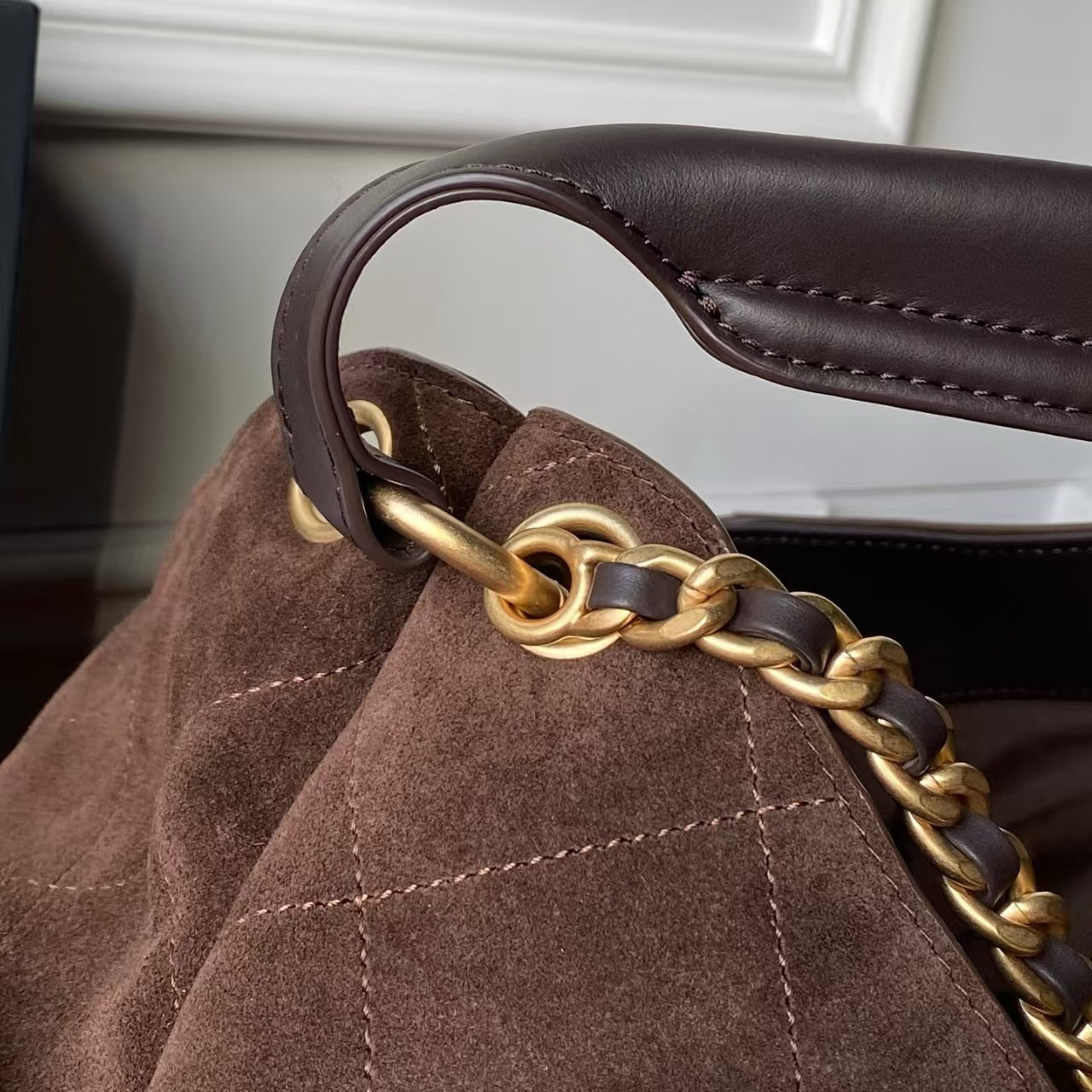 Ch**el hobo bag as5978 29x35x13cm