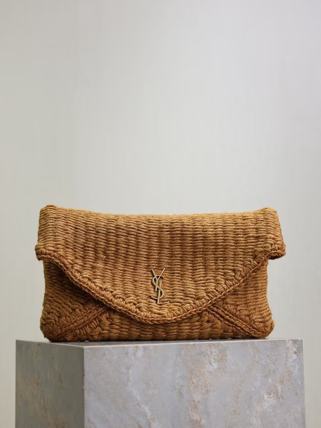 Y51 CASSANDRE Large Envelope Pouch in Rope 29.5x18x4.5cm
