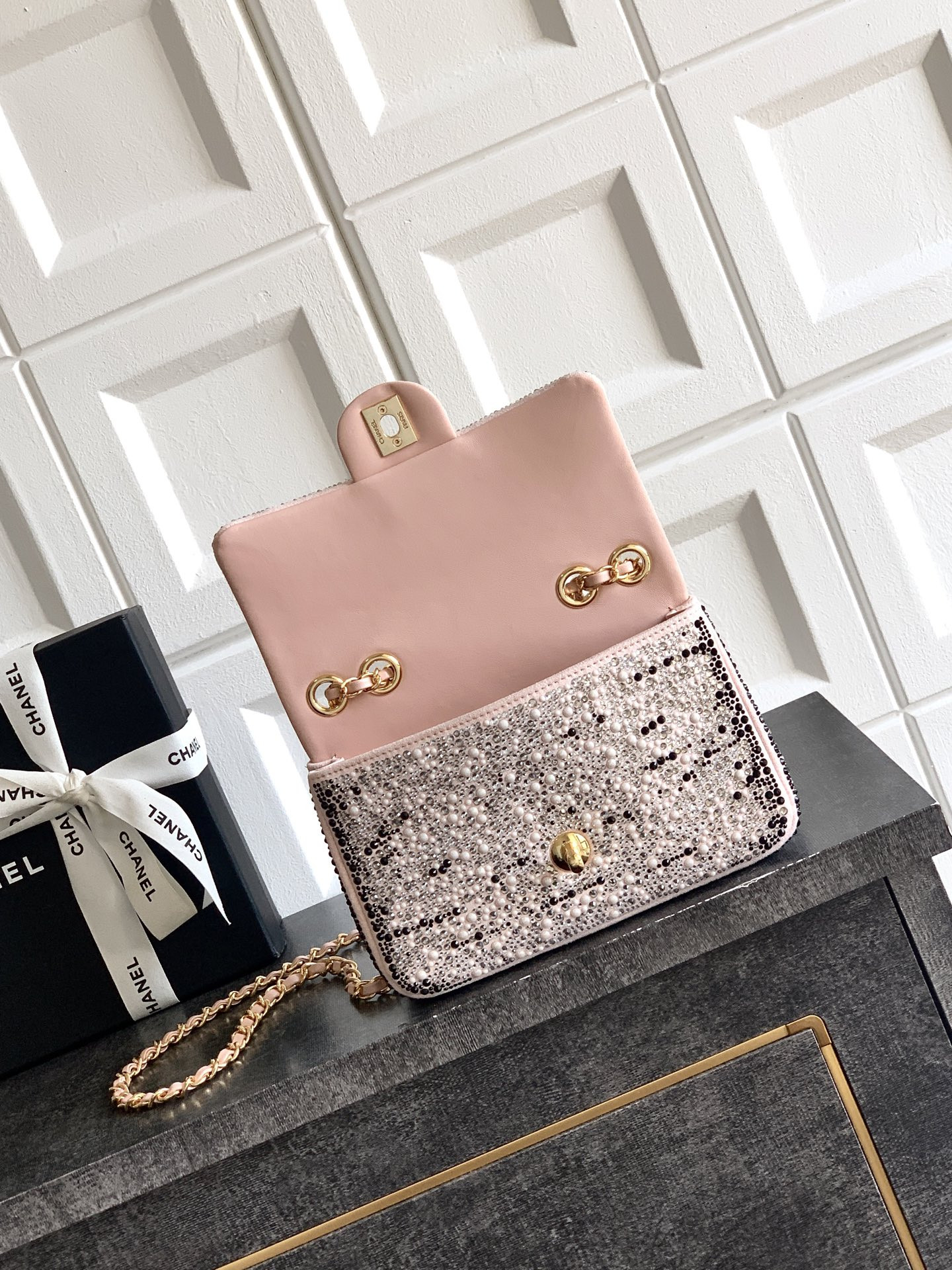 Ch**el evening bag as4297 13x21x8cm