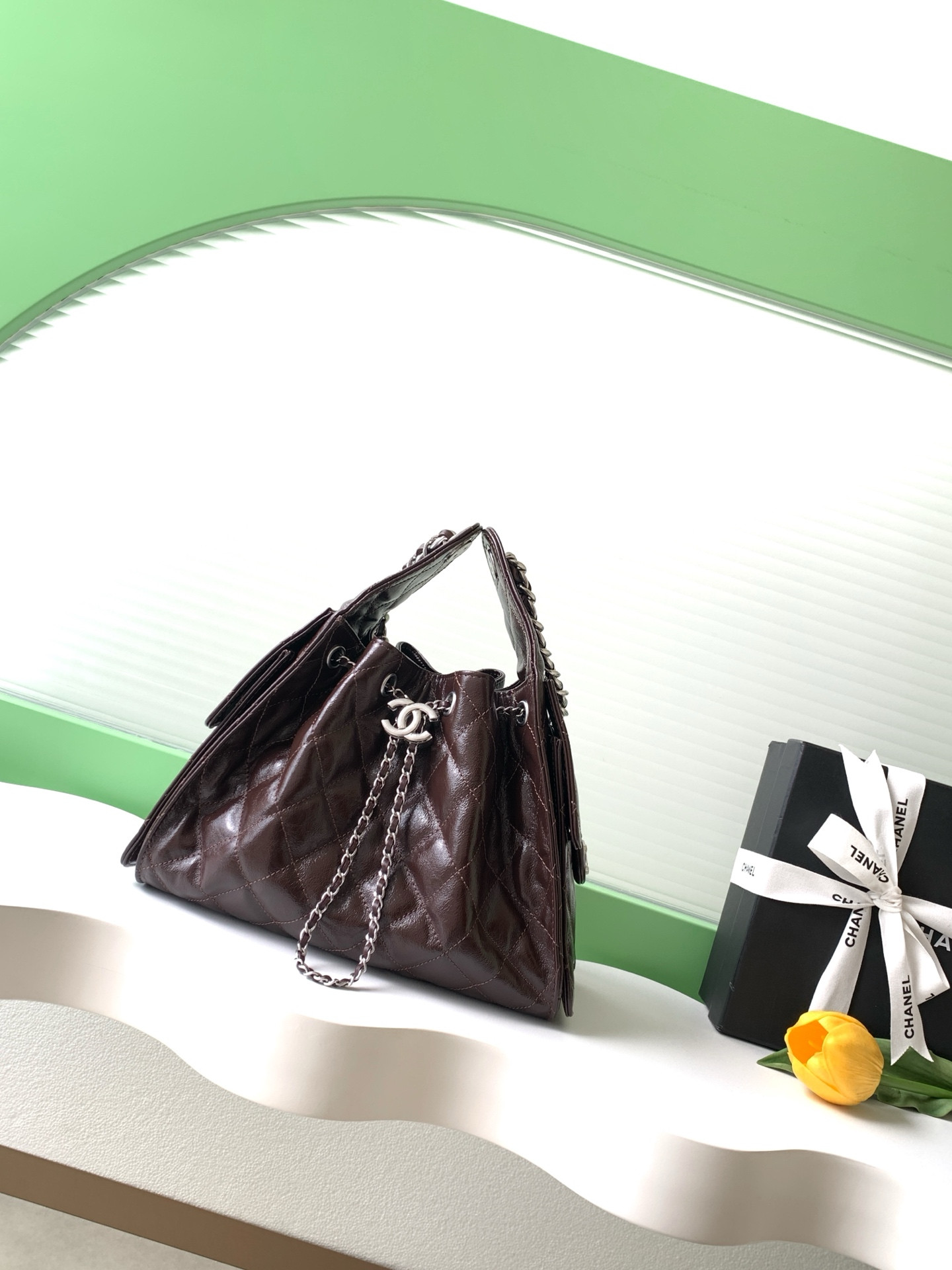 Ch**el 25c bucket bag 30x26x14cm