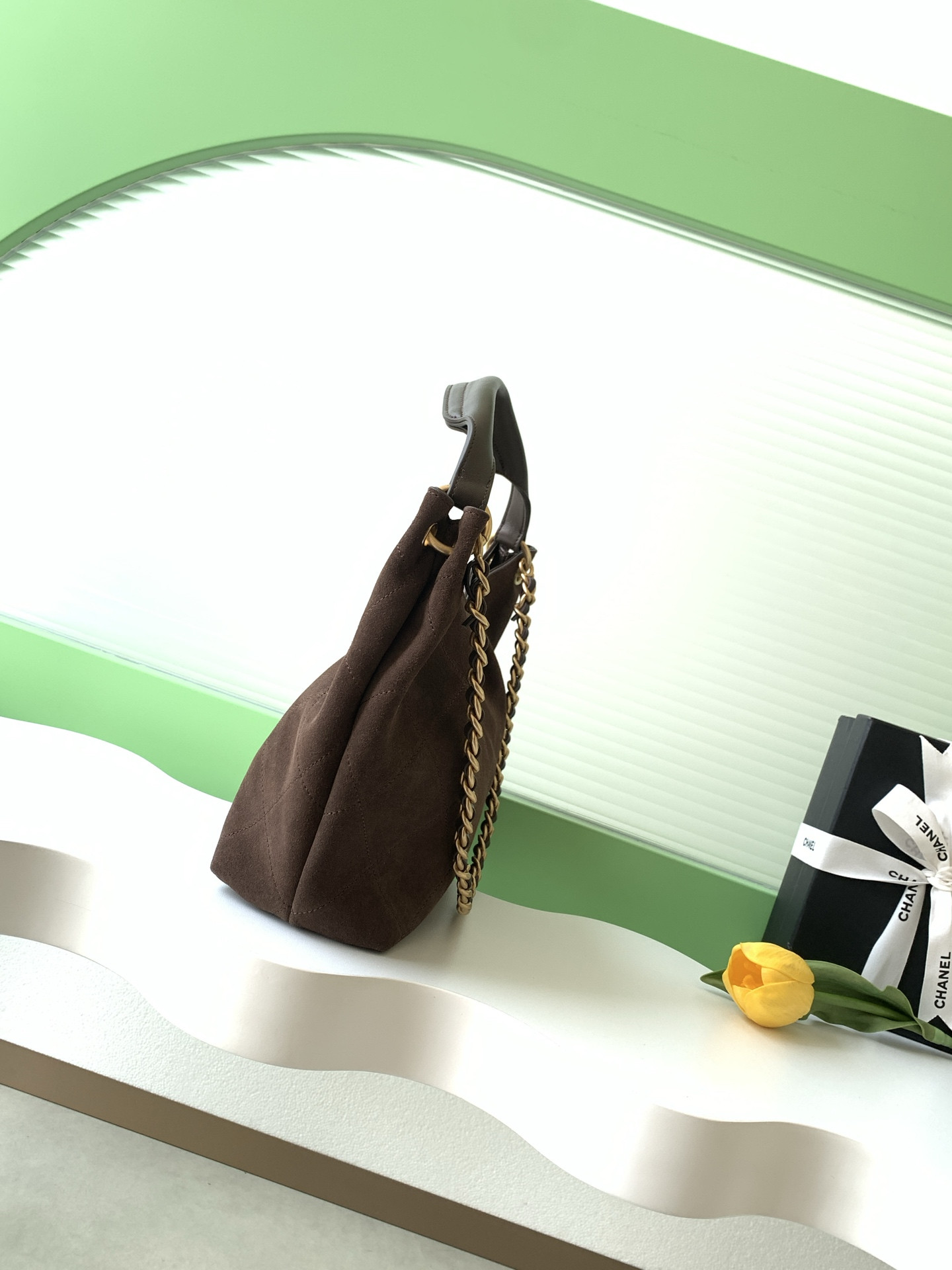 Ch**el hobo bag 24x31x10cm